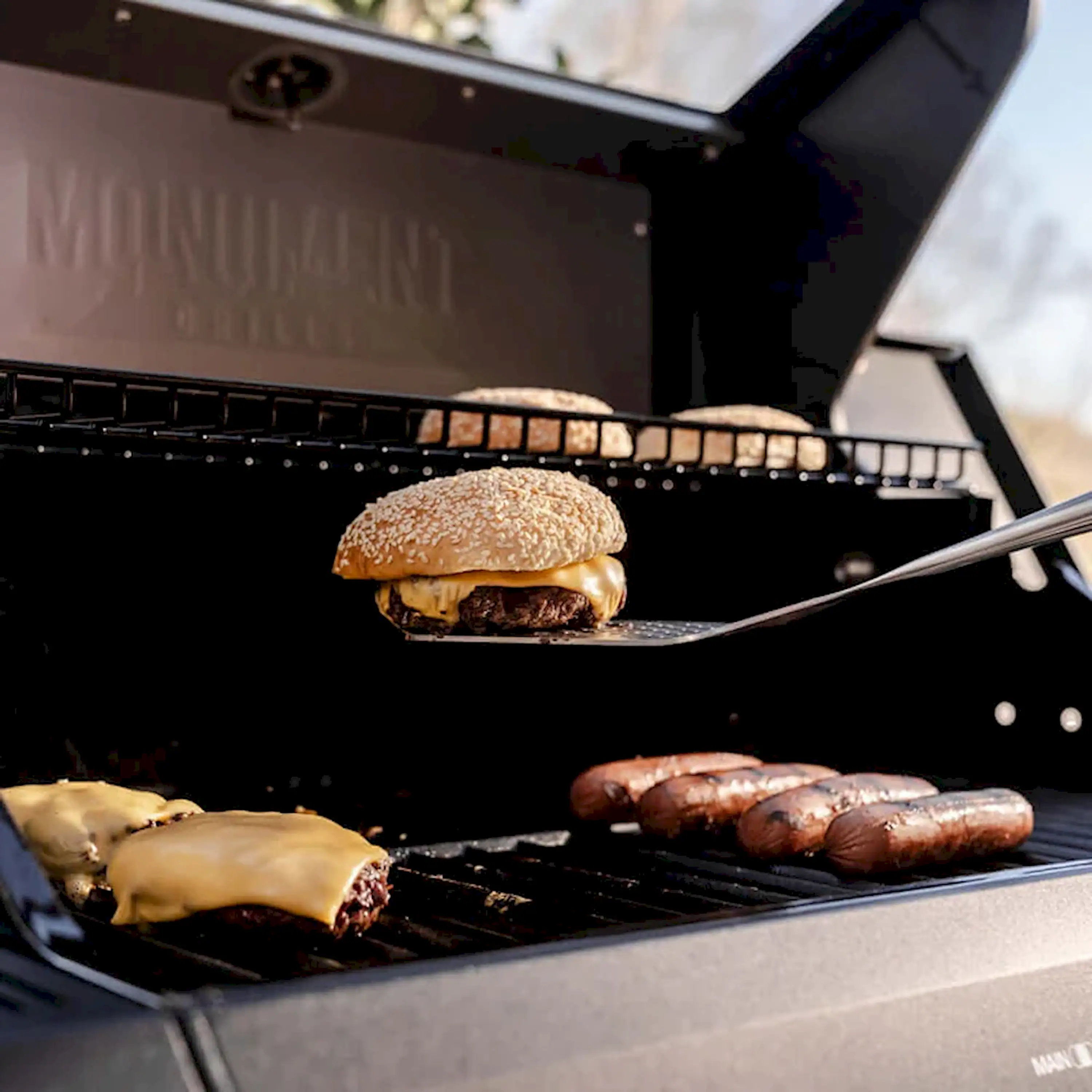 Monument Mesa Propane Gas Grill in Black Powder Coated with 2 Burners (M220) - Image 5