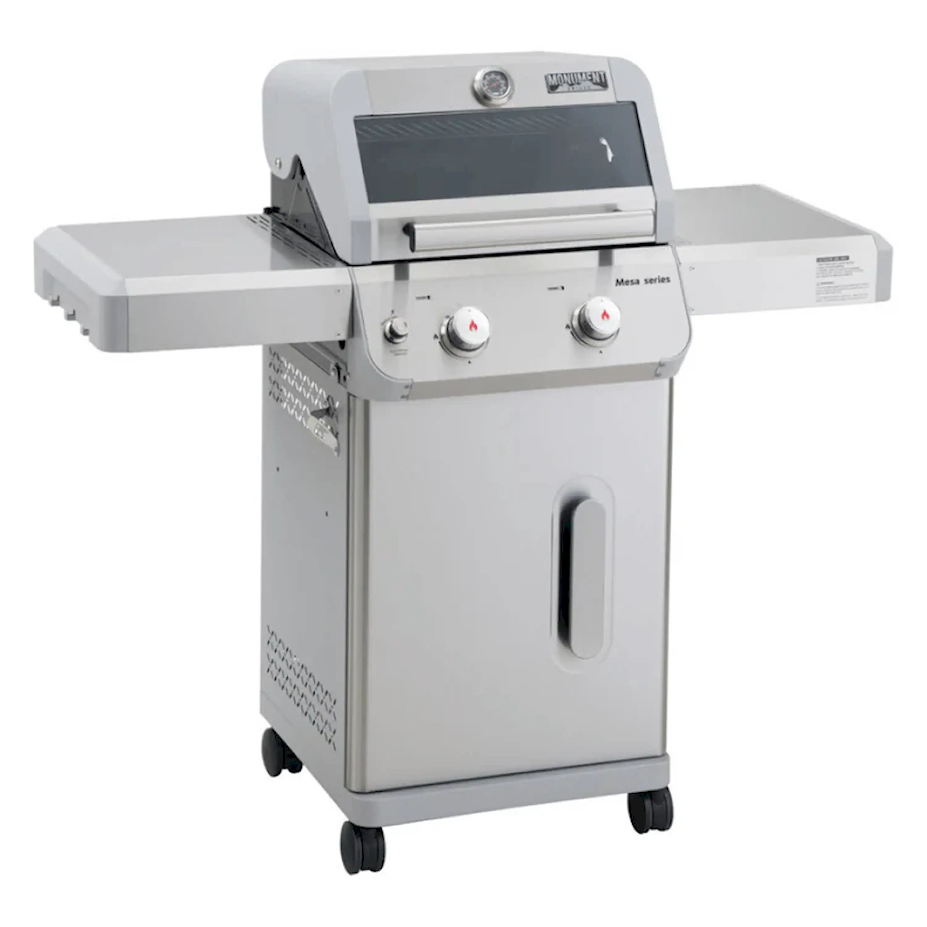 Monument Mesa Propane Gas Grill in Stainless Steel with 2 Burner Stainless Steel (M200S) - Image 2
