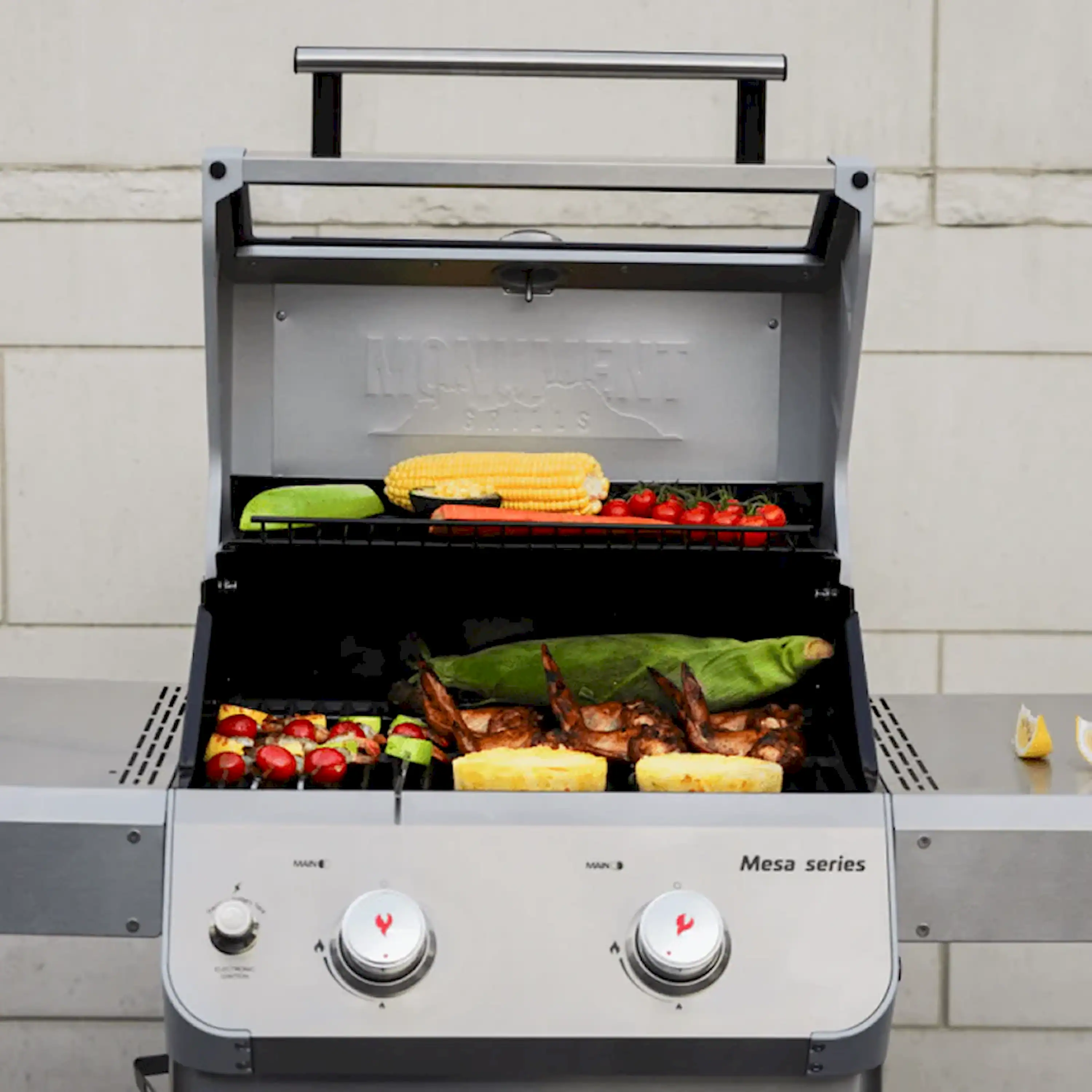 Monument Mesa Propane Gas Grill in Stainless Steel with 2 Burner Stainless Steel (M200S) - Image 3