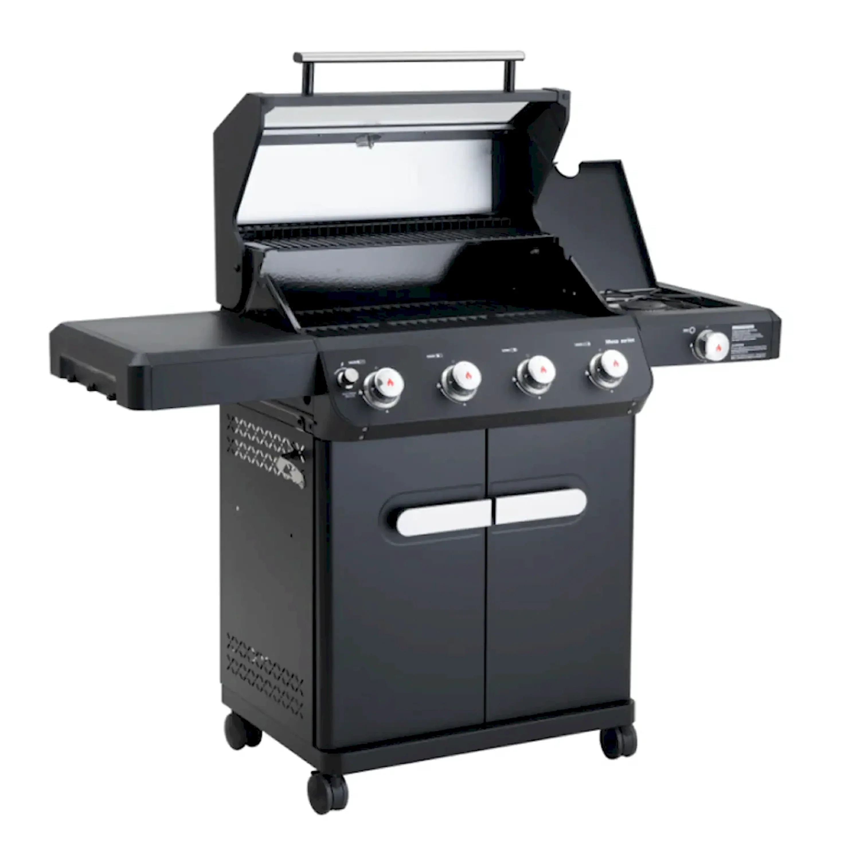 Monument Mesa 4 Burner Black Powder Coated Propane Gas Grill (M425) - Image 4