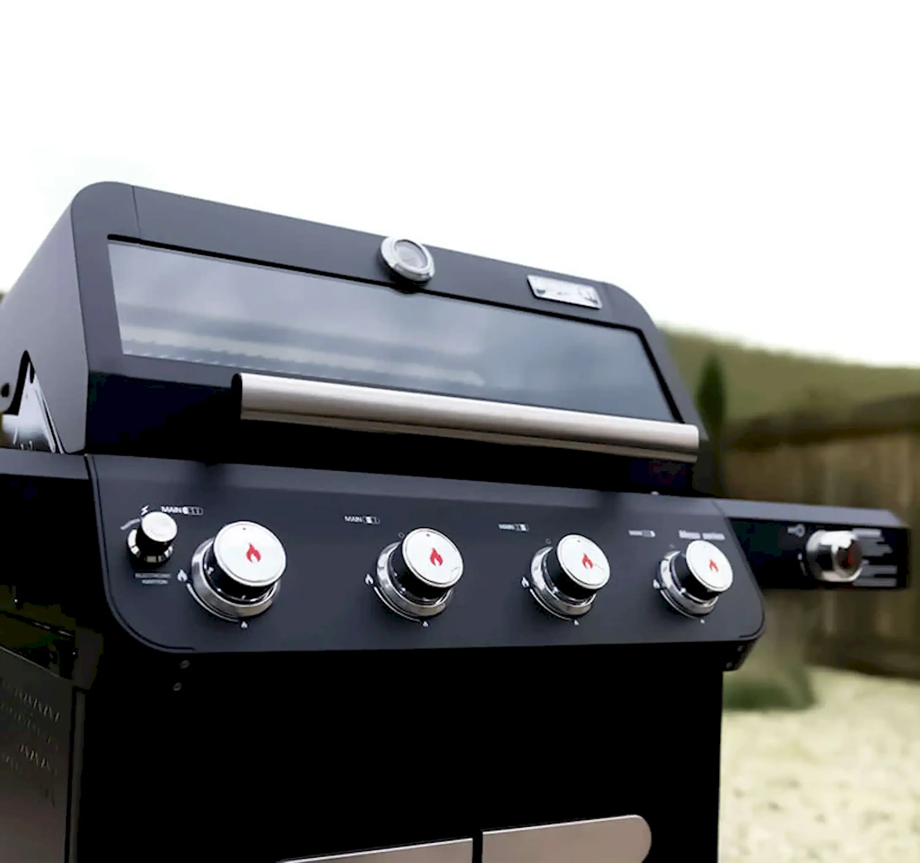 Monument Mesa 4 Burner Black Powder Coated Propane Gas Grill (M425) - Image 5