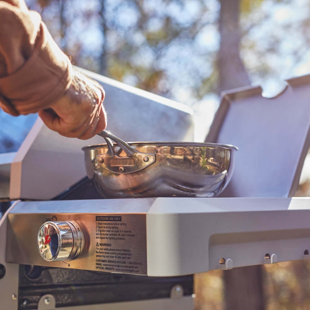 Monument Mesa Propane Gas Grill in Stainless Steel with 4 Burners (M415BZ) - Image 22