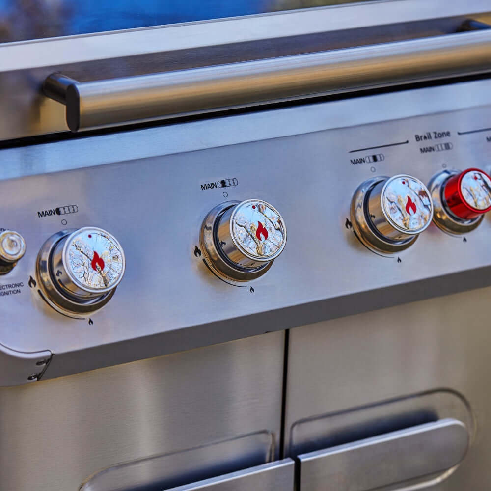 Monument Mesa Propane Gas Grill in Stainless Steel with 4 Burners (M415BZ) - Image 3