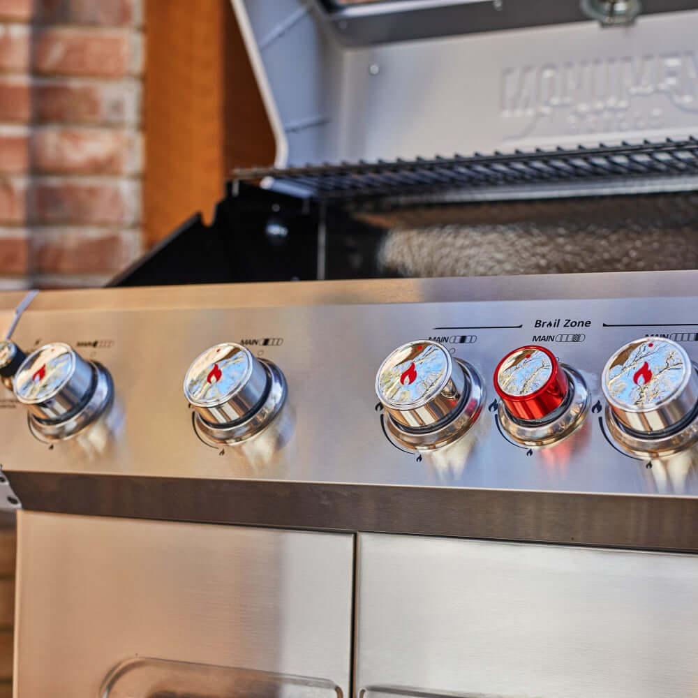 Monument Mesa Propane Gas Grill in Stainless Steel with 4 Burners (M415BZ) - Image 4