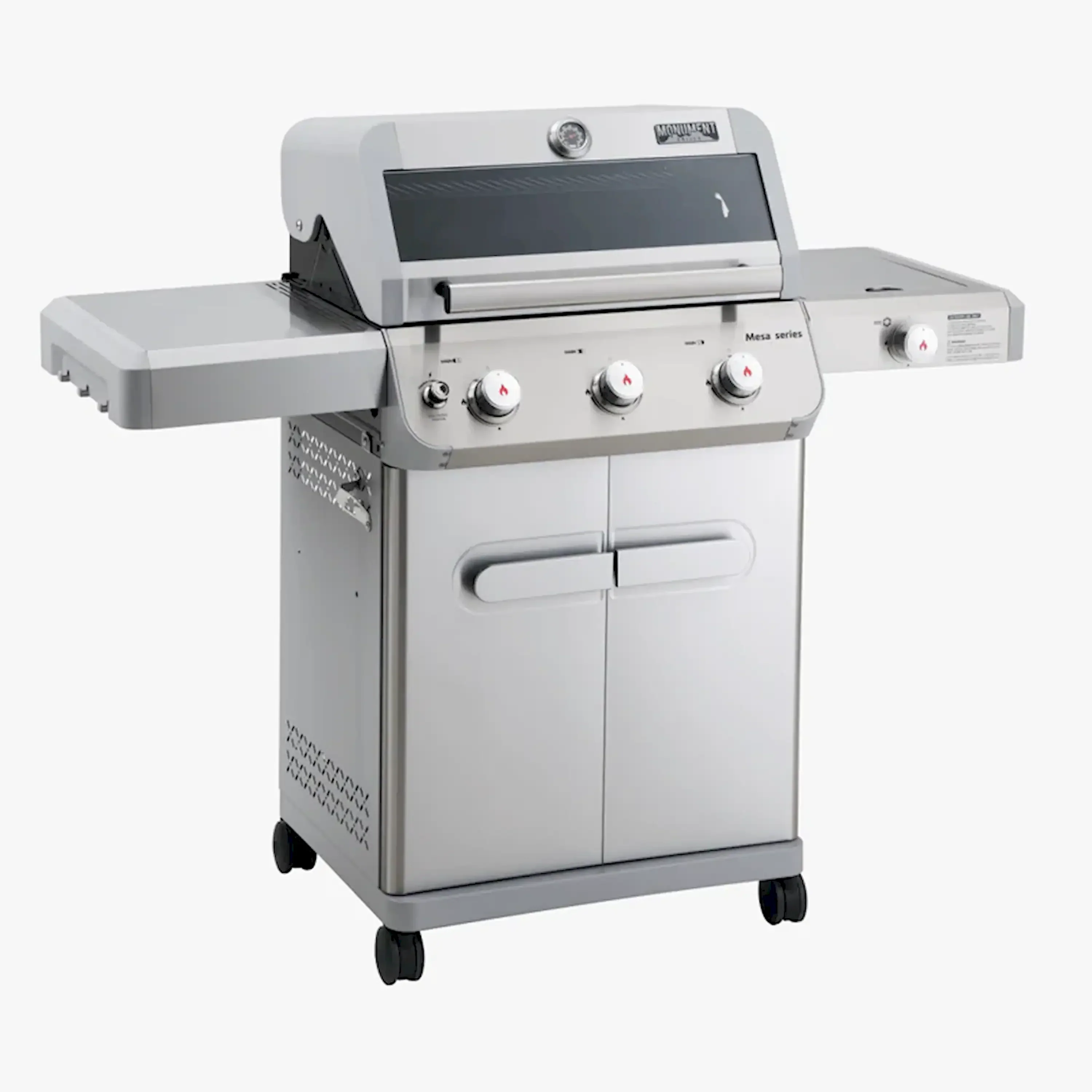 Monument Mesa Propane Gas Grill in Stainless Steel with 3 Burners (M305) - Image 5