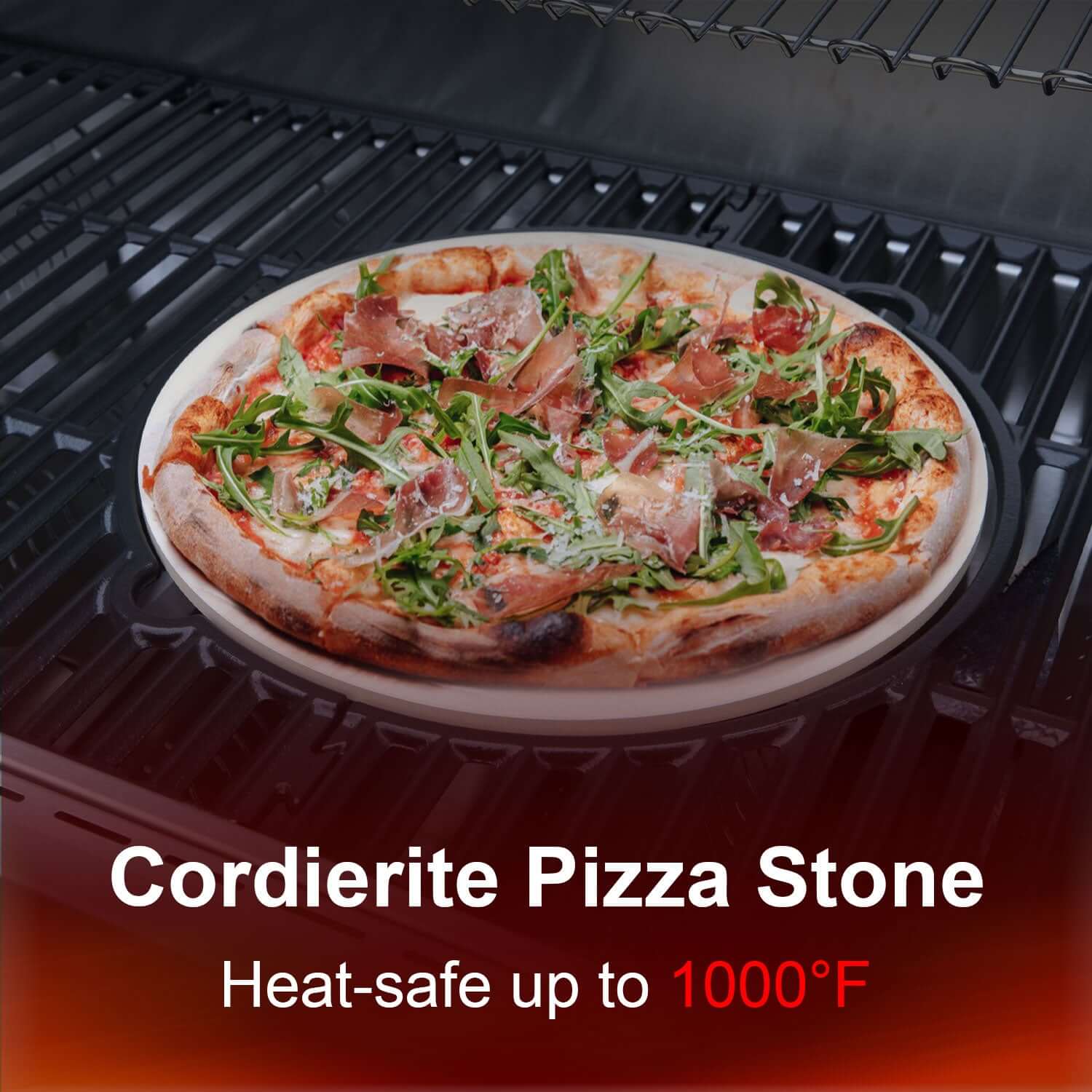 Monument Round Cordierite Pizza Stone (A202) - Image 2