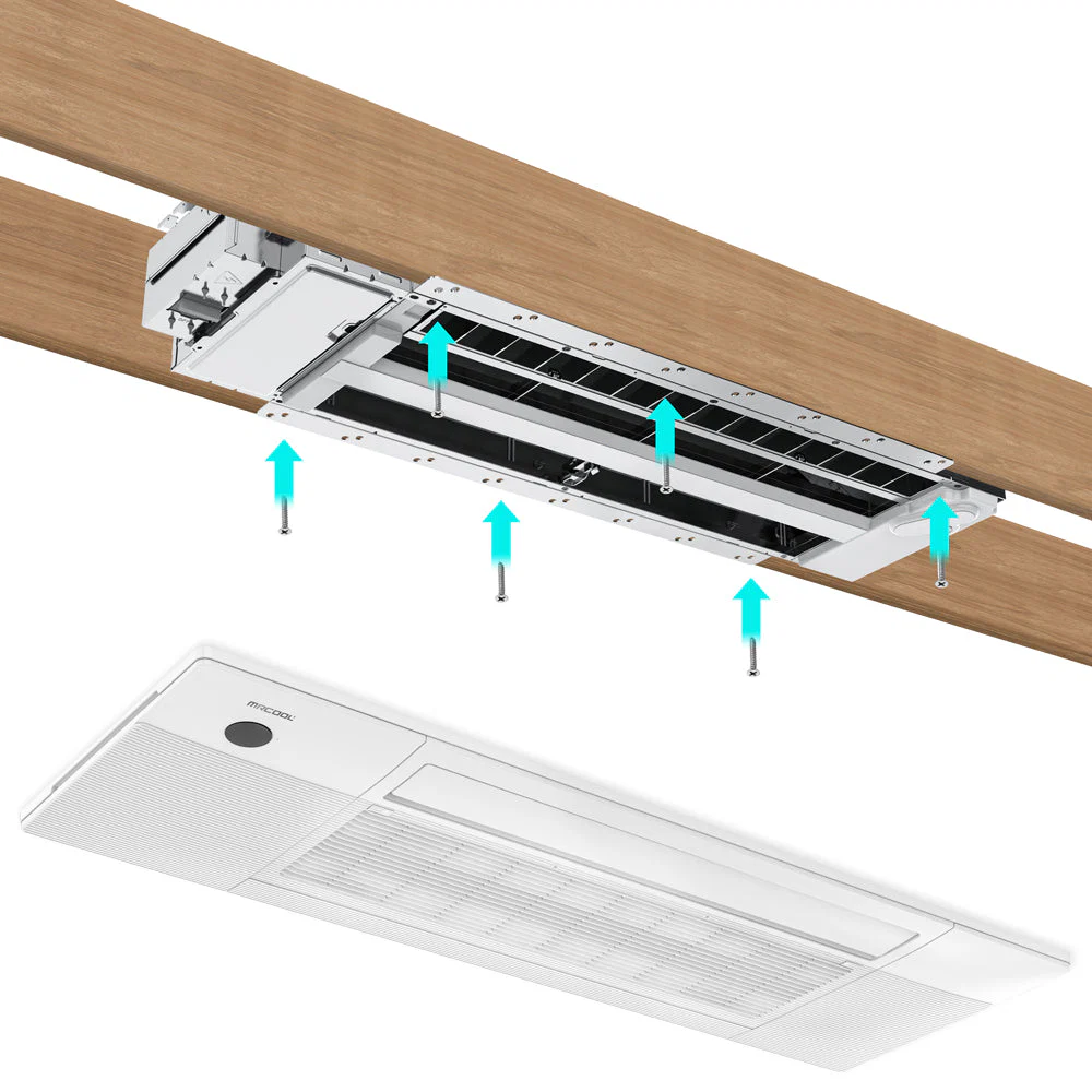 MRCOOL DIY 5th Gen 27,000 BTU 3-Zone Ductless Mini Split Air Conditioner and Heat Pump with 6K+6K+12K BTU Ceiling Cassette Indoor Units - Image 14