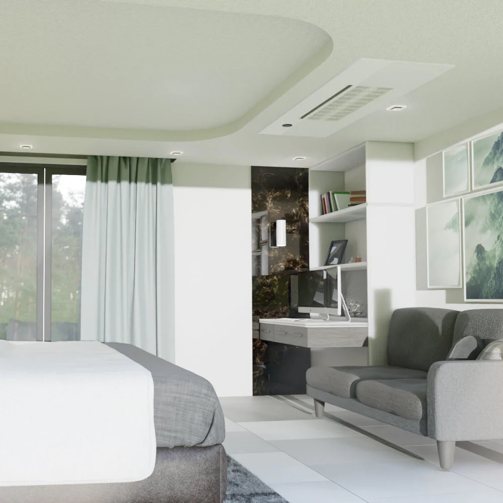 MRCOOL DIY 5th Gen 55,000 BTU 3-Zone Ductless Mini Split Air Conditioner and Heat Pump with 12K+18K+18K BTU Ceiling Cassette Indoor Units - Image 9