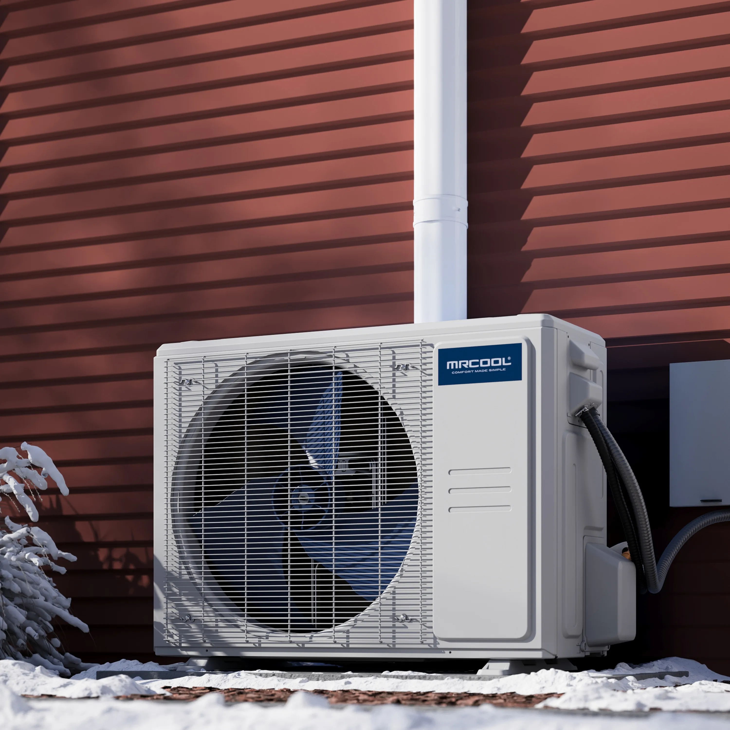 MRCOOL DIY 5th Gen Mini Split - 2-Zone 27,000 BTU Ductless Air Conditioner and Heat Pump Condenser with 18K + 18K Wall Mount Air Handlers - Image 4