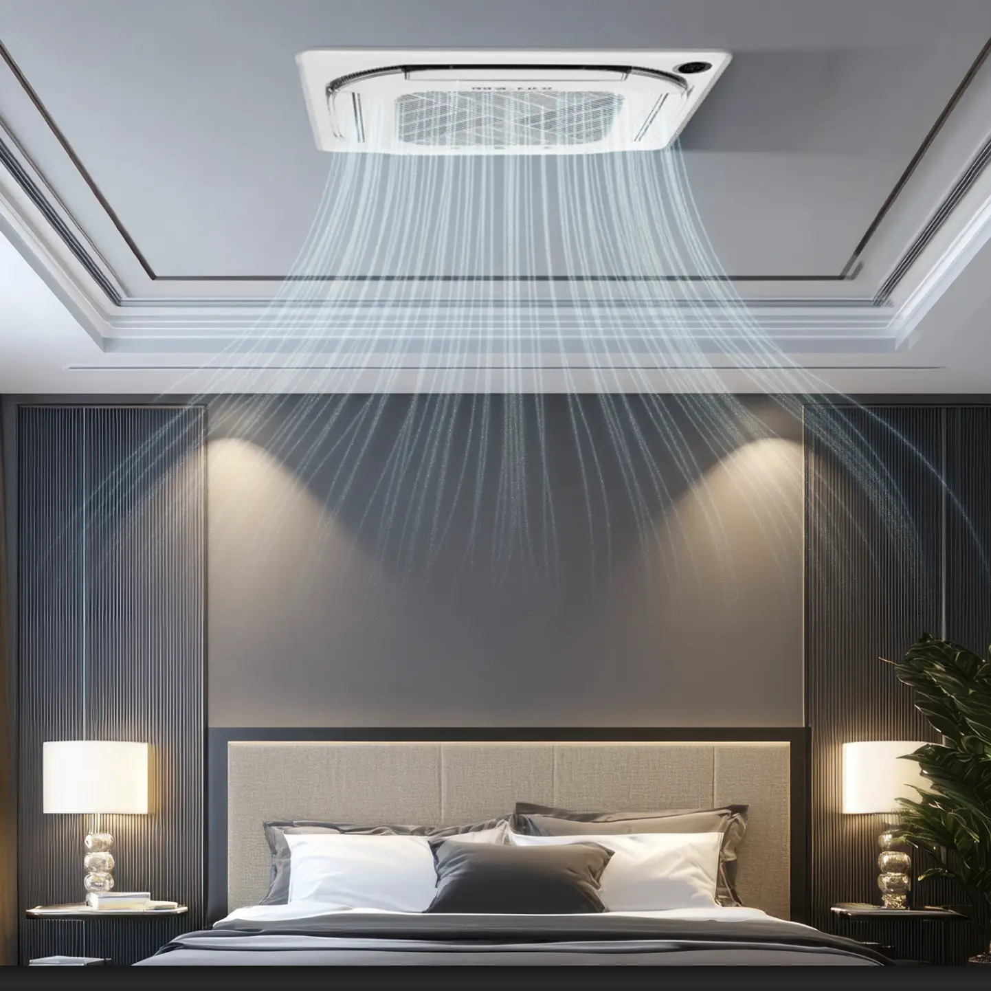 MRCOOL Olympus 4th Gen Mini Split - 3-Zone 36,000 BTU  Air Conditioner and Heat Pump Condenser with 12K + 12K + 9K Ceiling Mount Air Handlers - Image 6