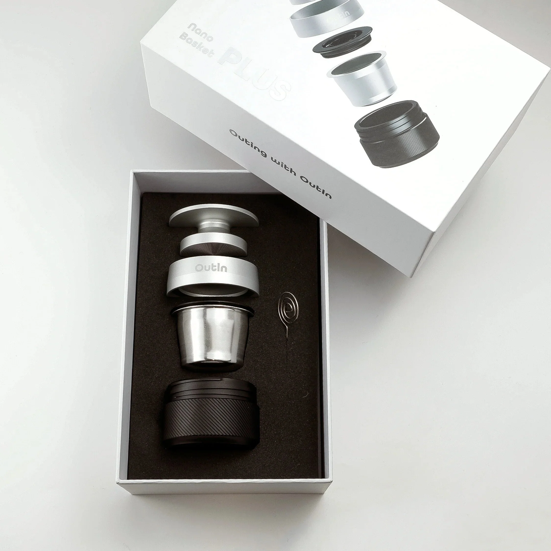 OutIn Nano Espresso Accessories Kit, Basket Plus 16-18g, Double Shot (OTEM-01-Accessory-Kit) - Image 7