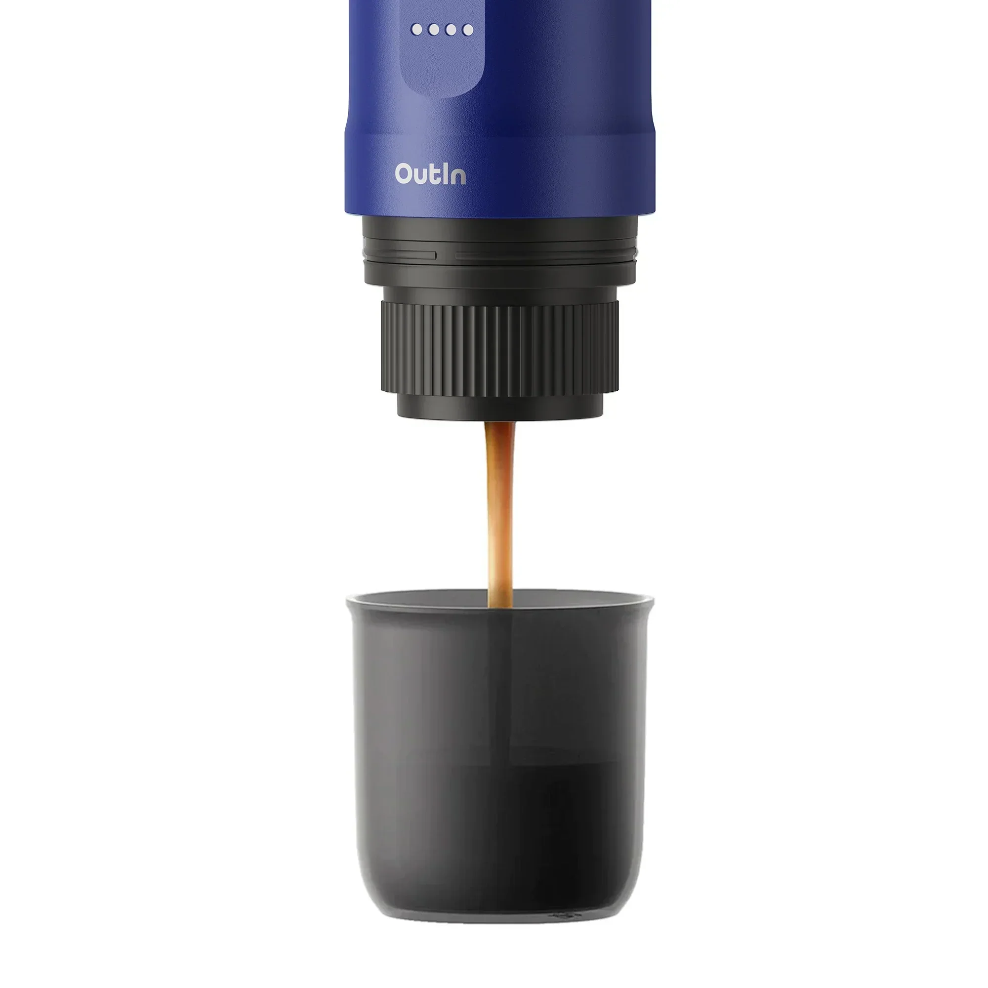OutIn Nano Portable Electric Espresso Machine in Ocean Blue, Travel Coffee Maker for Camping, Car Coffee Maker Self-Heating with USB-C, With Ground Coffee & NS Capsule for RV, Hiking, Office (OTEM-01-OB) - Image 10