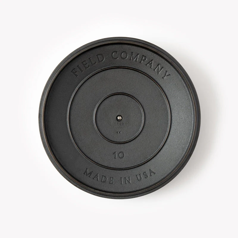 Field Company No.10, 11 ⅝-Inches Cast Iron Skillet Lid - Image 3