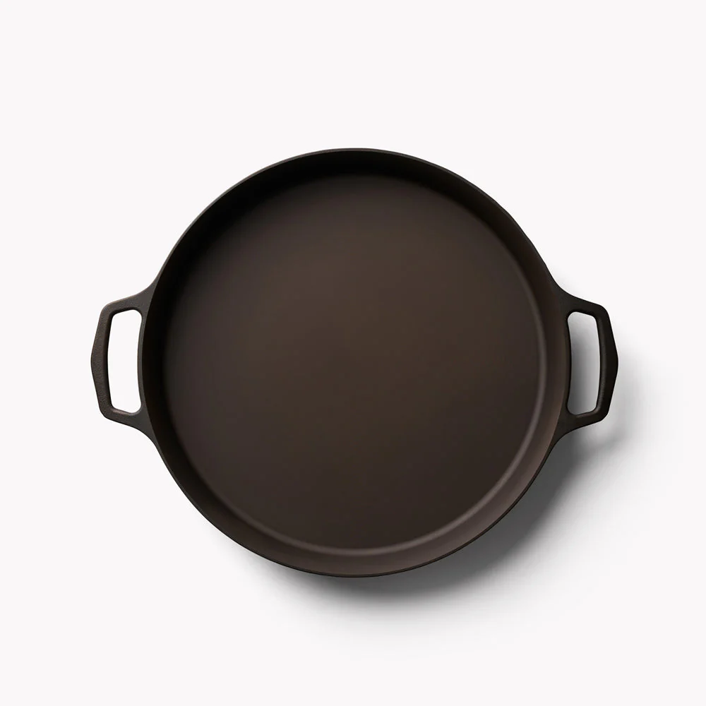 Field Company No.16, 16 ¾”-Inches Double-Handled Cast Iron Skillet - Image 4