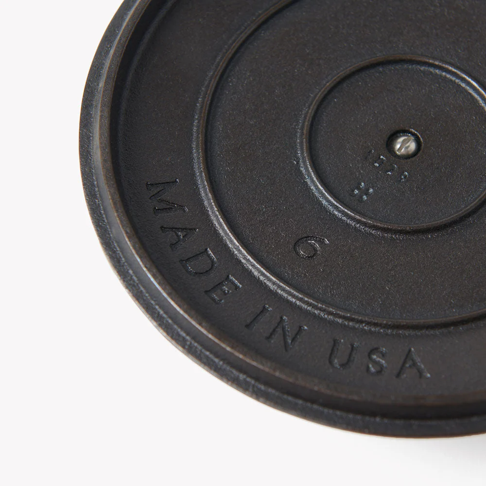 Field Company No.6, 8 ⅜-Inches Cast Iron Skillet Lid - Image 5
