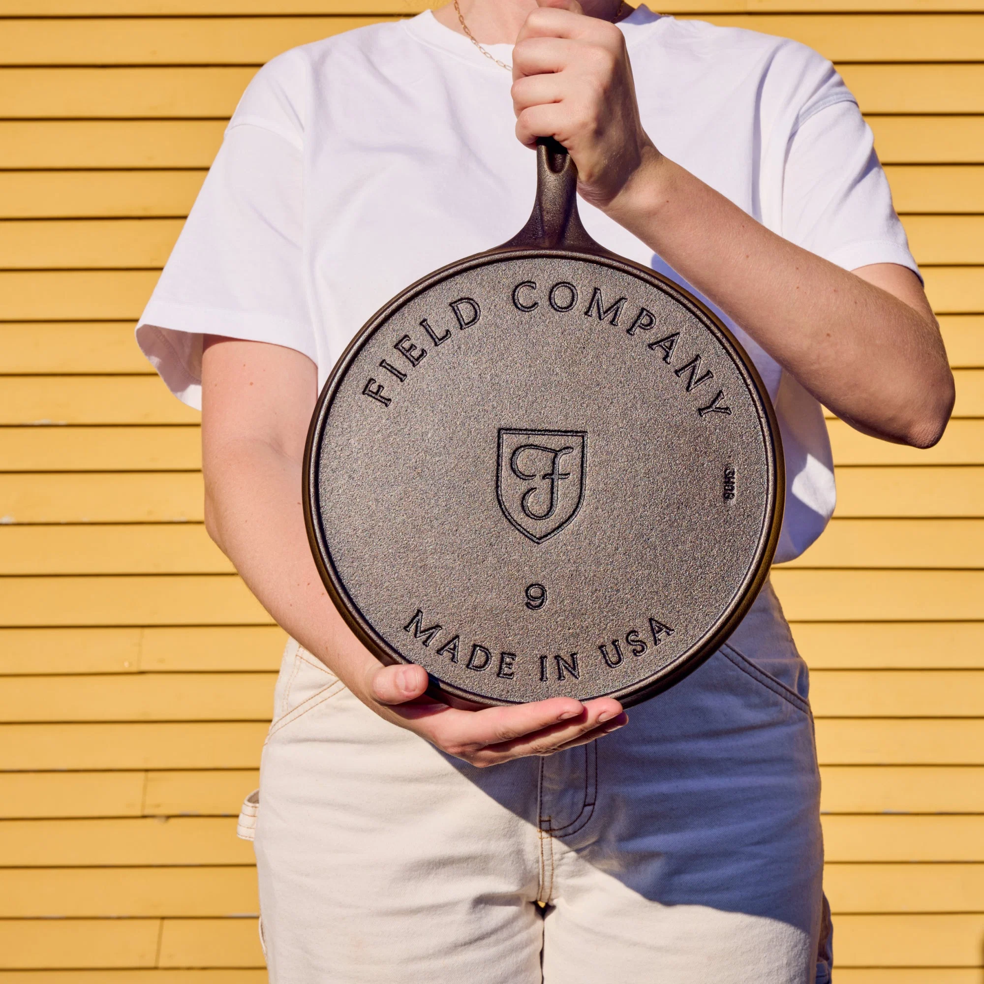 Field Company No.9, 10 ½-Inches Round Cast Iron Griddle - Image 2