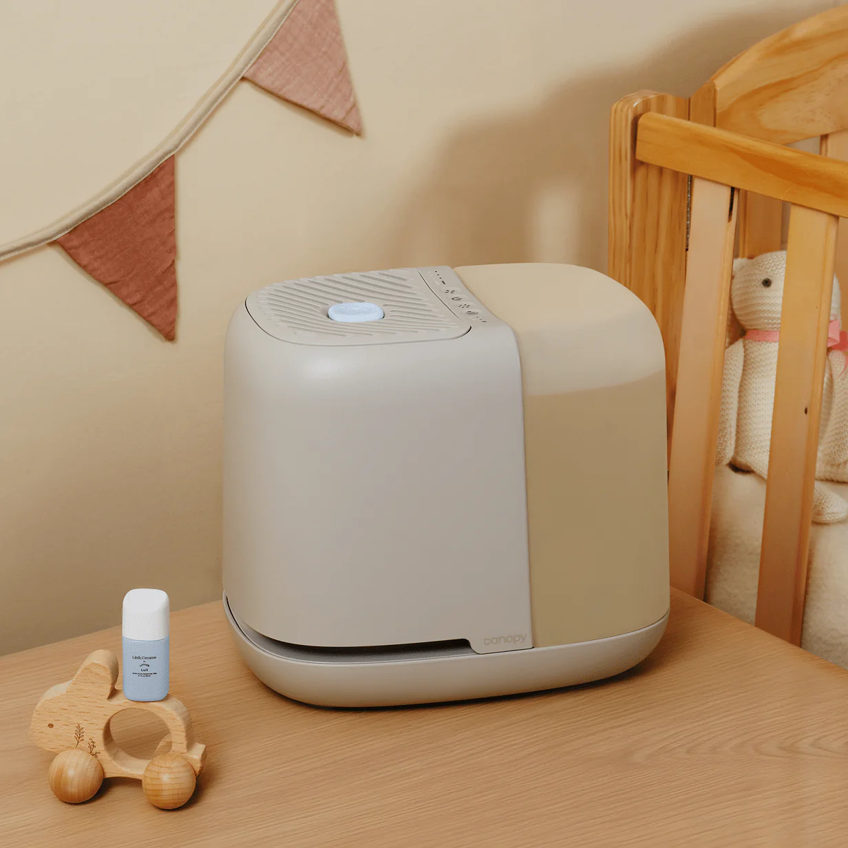 Canopy Nursery Humidifier 2.0 - 36 HR Run Time, 2.5L Capacity Tank - Sleep Lights, White Noise, Clean Aroma Diffusion - Promote Deep Sleep & Happy Skin - Humidifier, Filter & Aroma Kit - Image 25