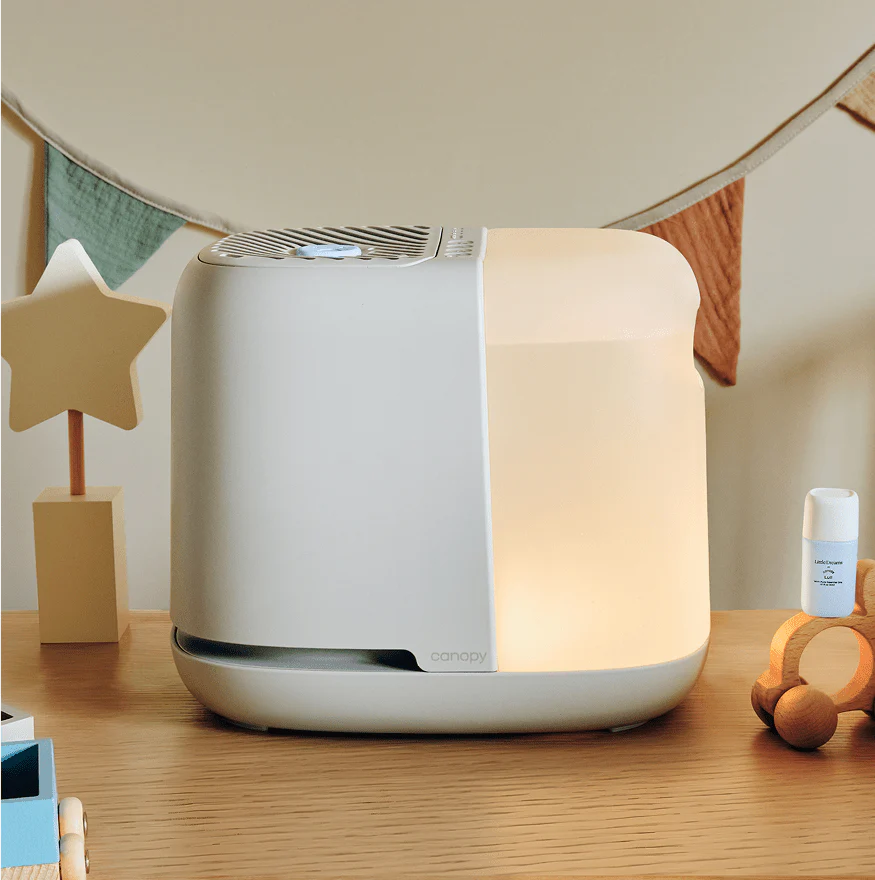 Canopy Nursery Humidifier 2.0 - 36 HR Run Time, 2.5L Capacity Tank - Sleep Lights, White Noise, Clean Aroma Diffusion - Promote Deep Sleep & Happy Skin - Humidifier, Filter & Aroma Kit - Image 26