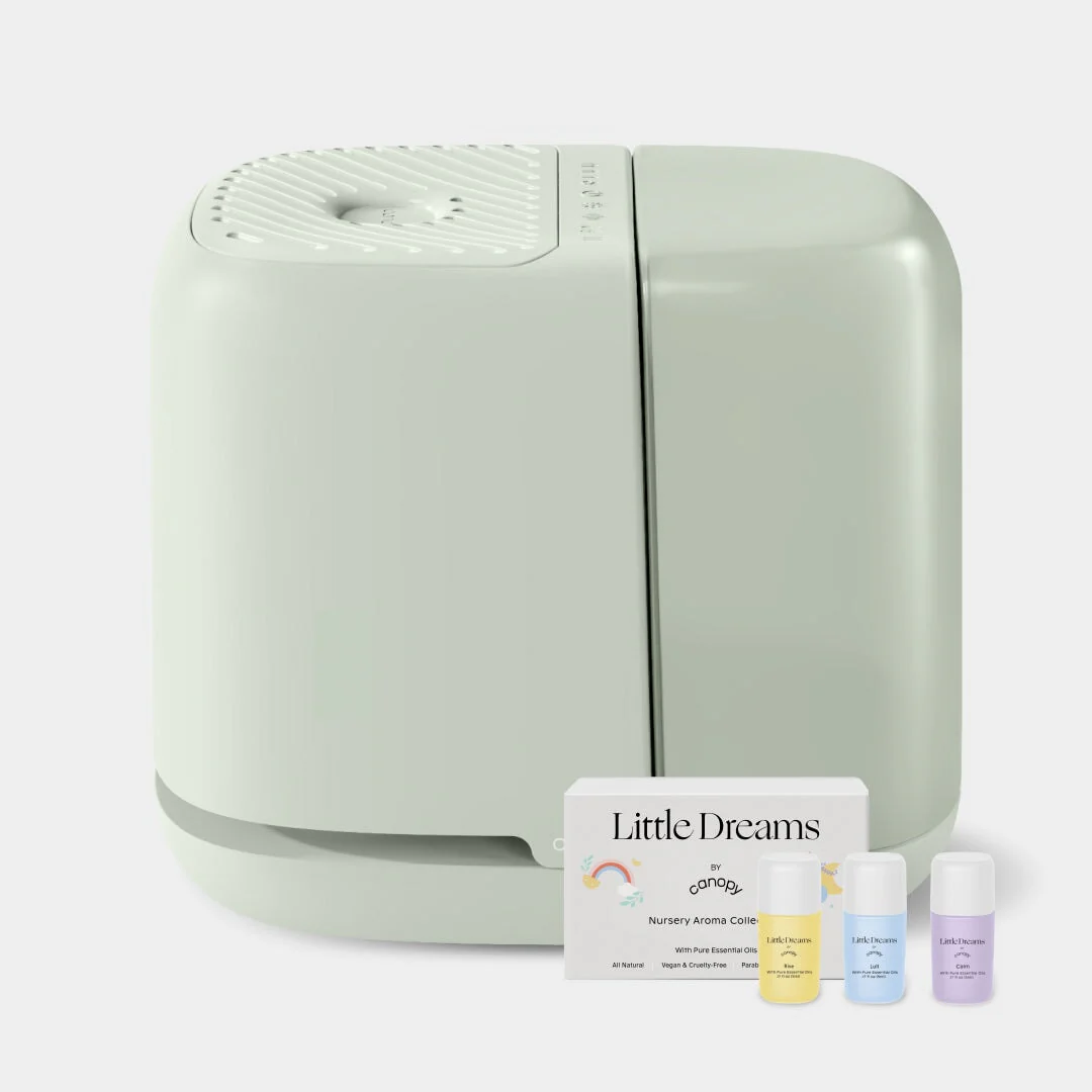 Canopy Nursery Humidifier 2.0 - 36 HR Run Time, 2.5L Capacity Tank - Sleep Lights, White Noise, Clean Aroma Diffusion - Promote Deep Sleep & Happy Skin - Humidifier, Filter & Aroma Kit - Image 7