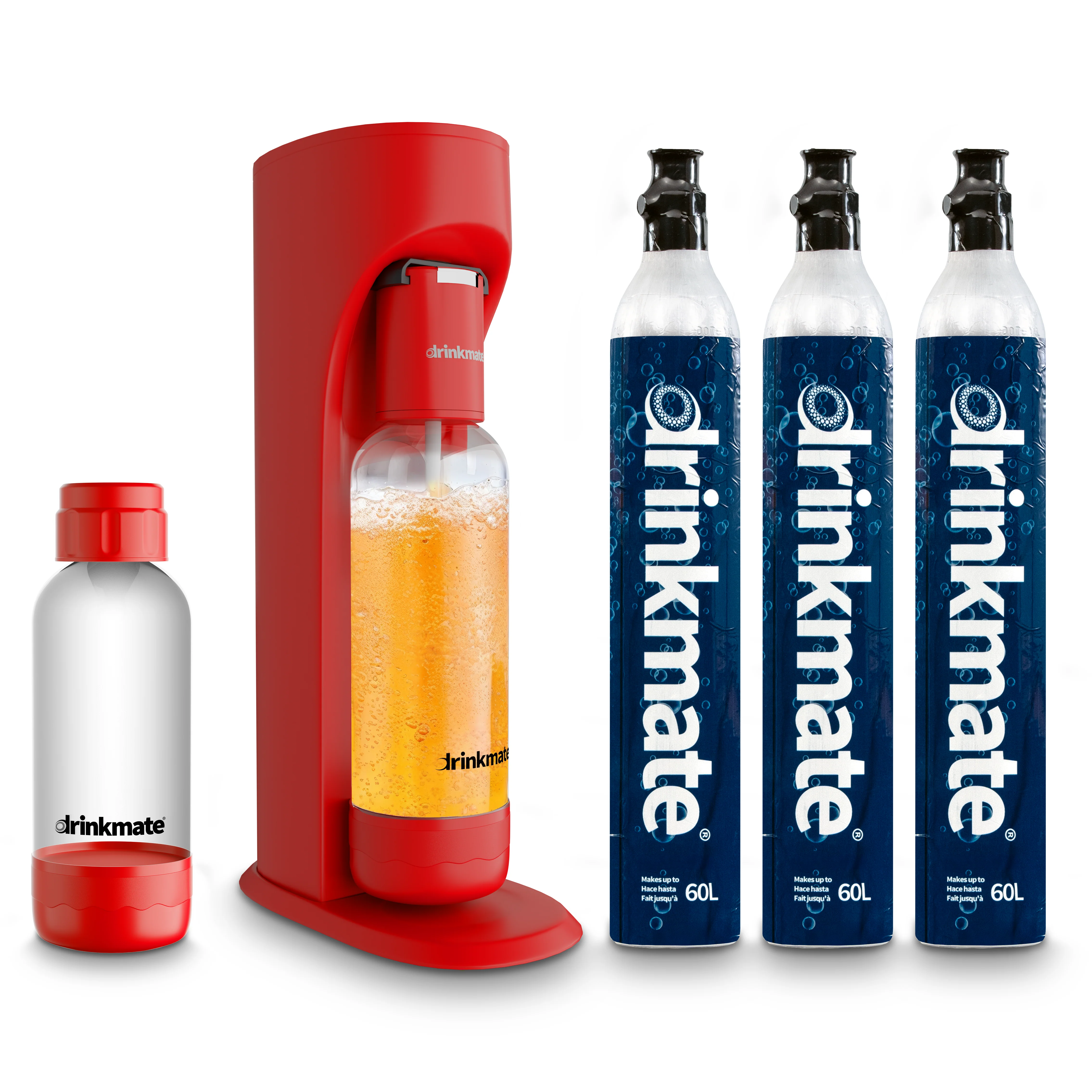 Drinkmate OmniFizz Sparkling Water and Soda Maker 3 Cylinder and extra 0.5L Bottle Ultimate Bundle - Image 11