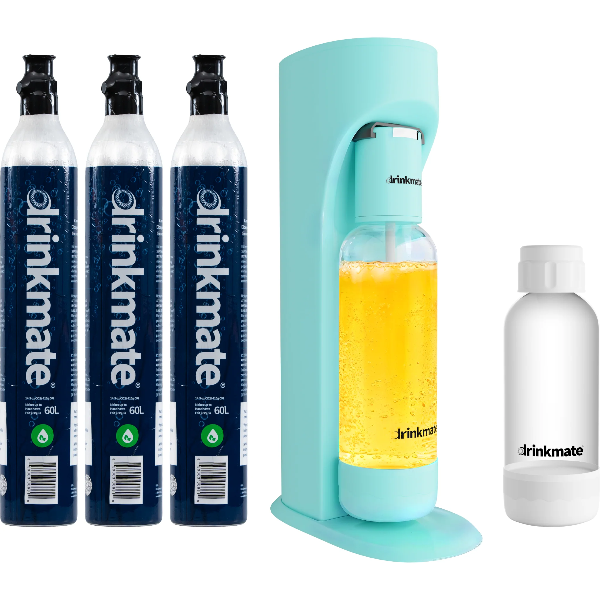 Drinkmate OmniFizz Sparkling Water and Soda Maker 3 Cylinder and extra 0.5L Bottle Ultimate Bundle - Image 16