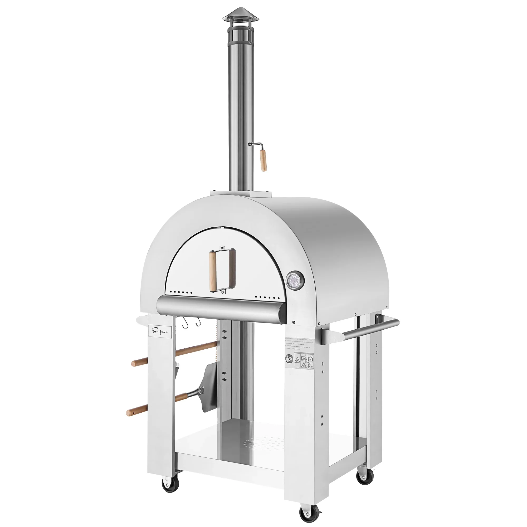 Empava Outdoor Wood Fired Pizza Oven in Stainless Steel (EMPV-PG01) - Image 5