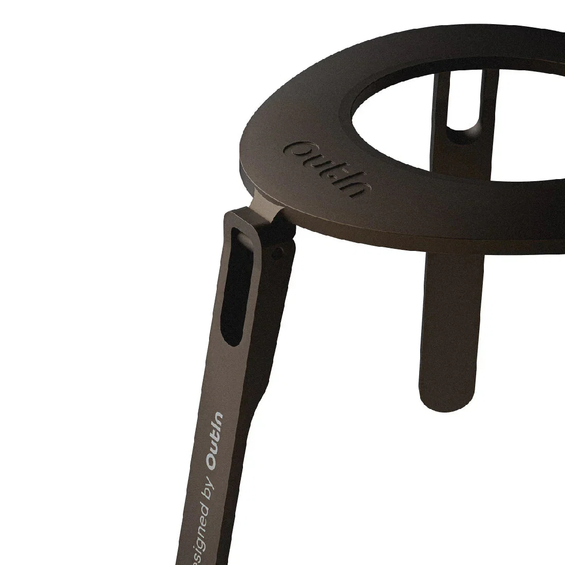 OutIn Ultra-Portable Foldable Coffee Stand with Carabiner, Stable Portable Espresso Machine Holder, Aluminum Unibody Design, Clip-On Carabiner for Easy Carrying, Fit Mino, Nano (OT-FCS-01) - Image 4