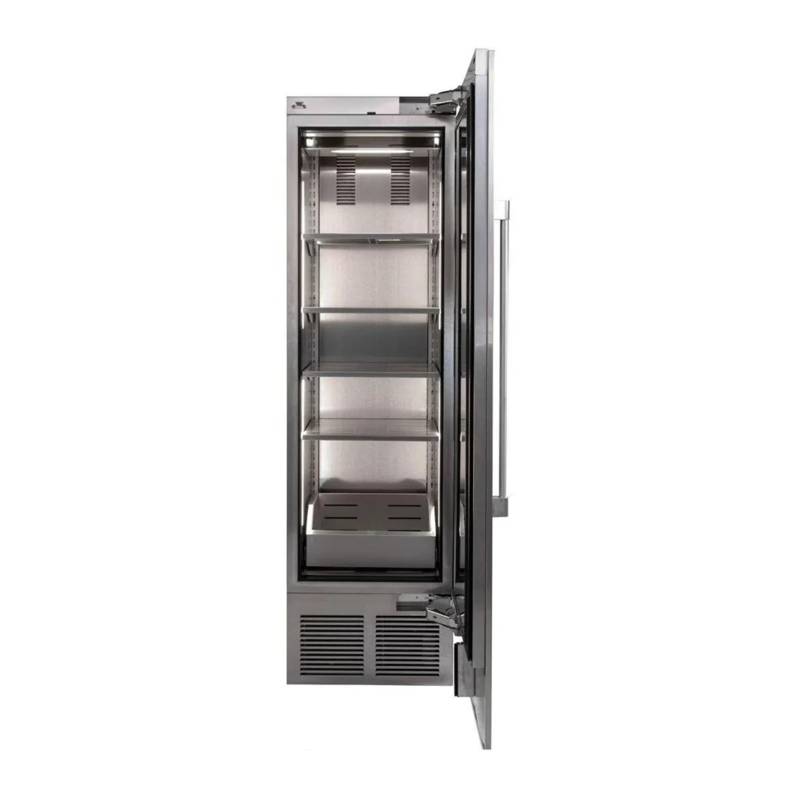 Perlick C-Series 24 Inch Single-Zone Beverage Center with 316 Can Capacity in Panel Ready with Right Hinge (CR24B-2-4RL) - Image 2