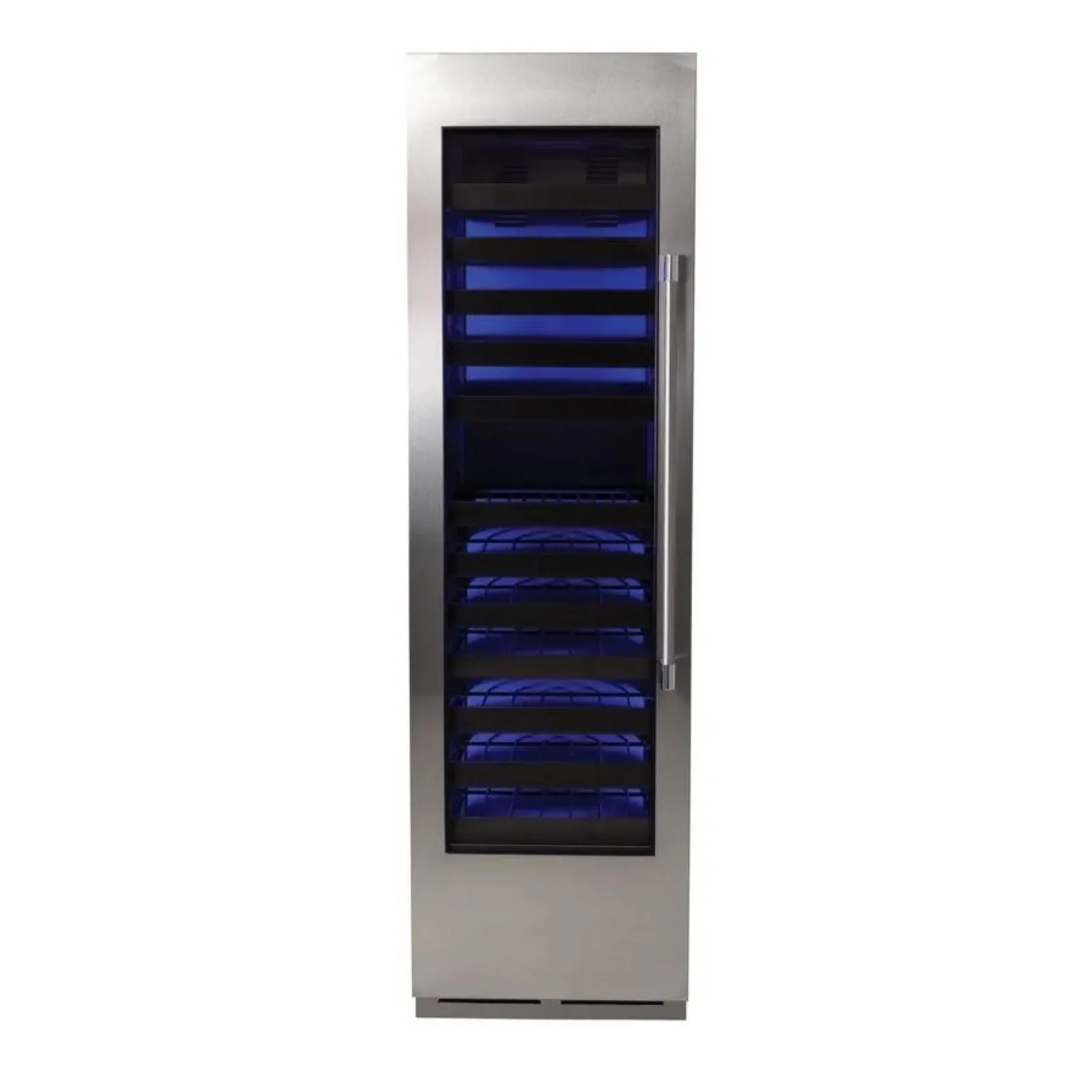 Perlick C-Series 24 Inch Single-Zone Wine Cooler with 74 Bottle Capacity in Stainless Steel 4" Toe Kick with Left Hinge (CR24W-2-4LL, CR-SG-24PDL4) - Image 3