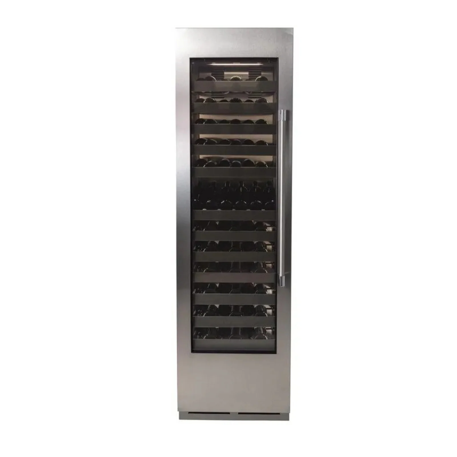 Perlick C-Series 24 Inch Single-Zone Wine Cooler with 74 Bottle Capacity in Stainless Steel 4" Toe Kick with Left Hinge (CR24W-2-4LL, CR-SG-24PDL4) - Image 4