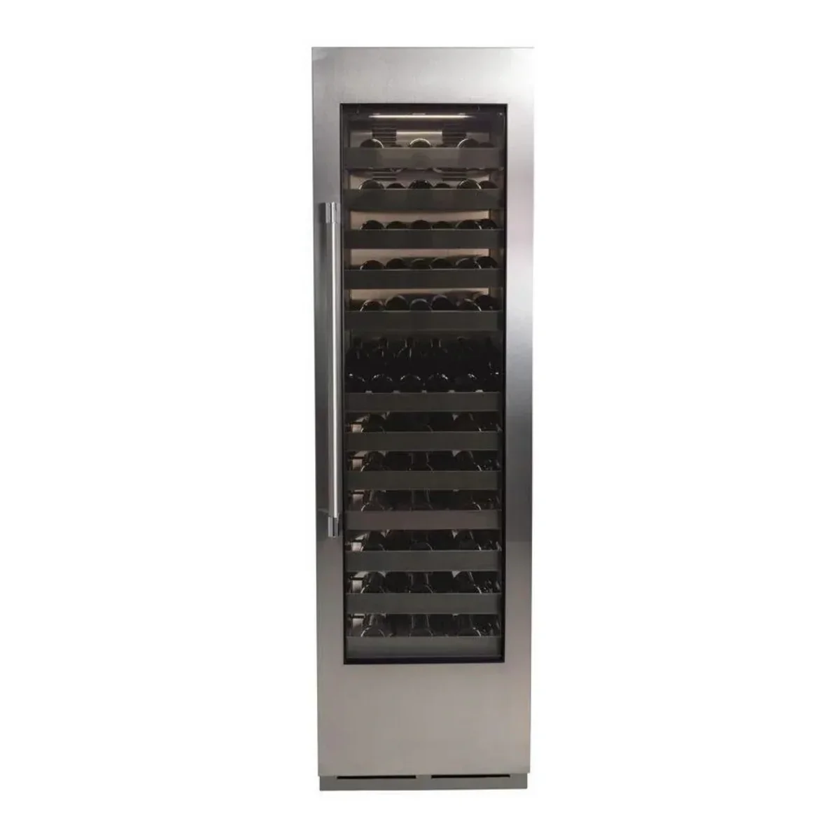 Perlick C-Series 24 Inch Single-Zone Wine Cooler with 74 Bottle Capacity in Stainless Steel 6" Toe Kick with Right Hinge (CR24W-2-4RL, CR-SG-24PDR6) - Image 2