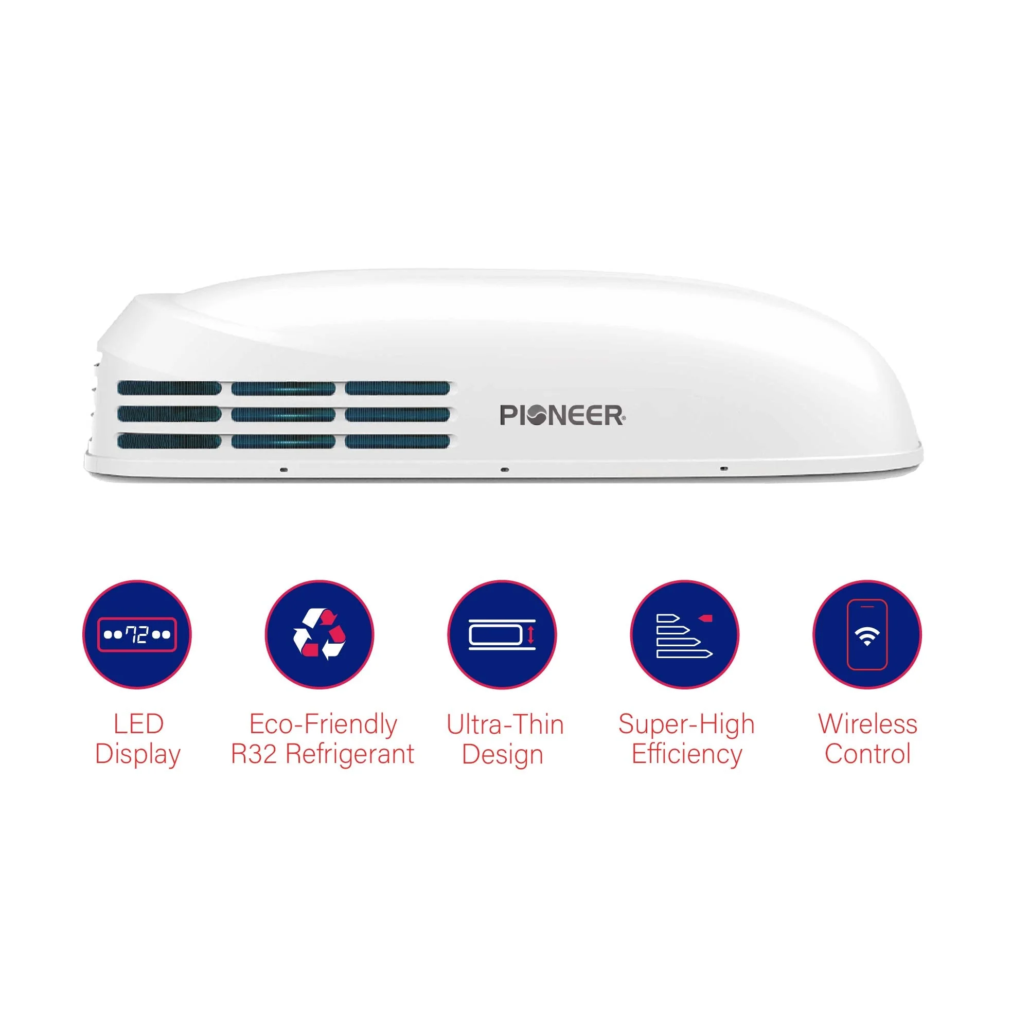 Pioneer® 13,500 BTU Full Inverter Rooftop RV Air Conditioner Heat Pump, 115V (PYZ012AZUDCIPD) - Image 5
