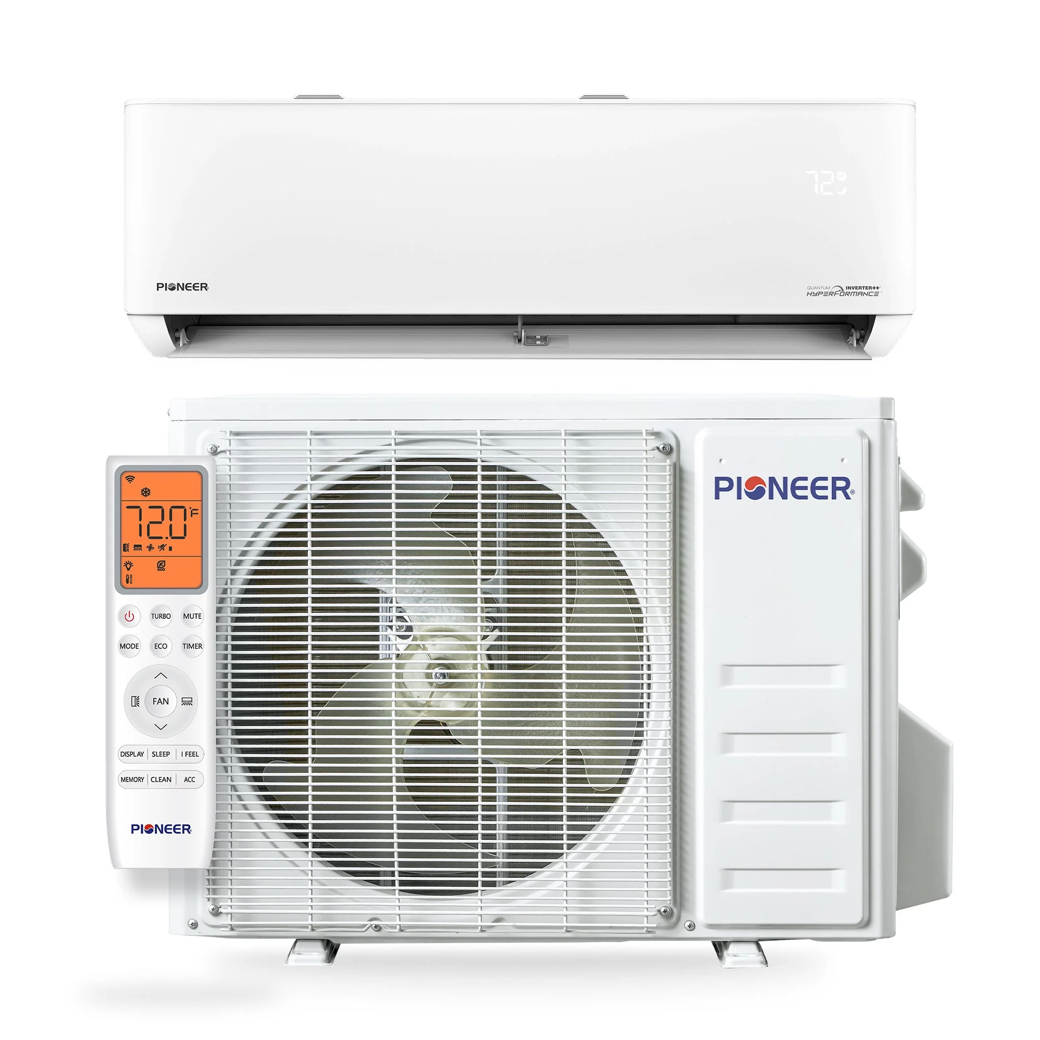 Pioneer® Quantum Hyperformance™ 24,000 BTU 23 SEER2 230V High-Wall Ductless Energy-Star Mini-Split Air Conditioner Inverter Hyper Heat Pump Full Set (WYT024GLSI25RH) - Image 5