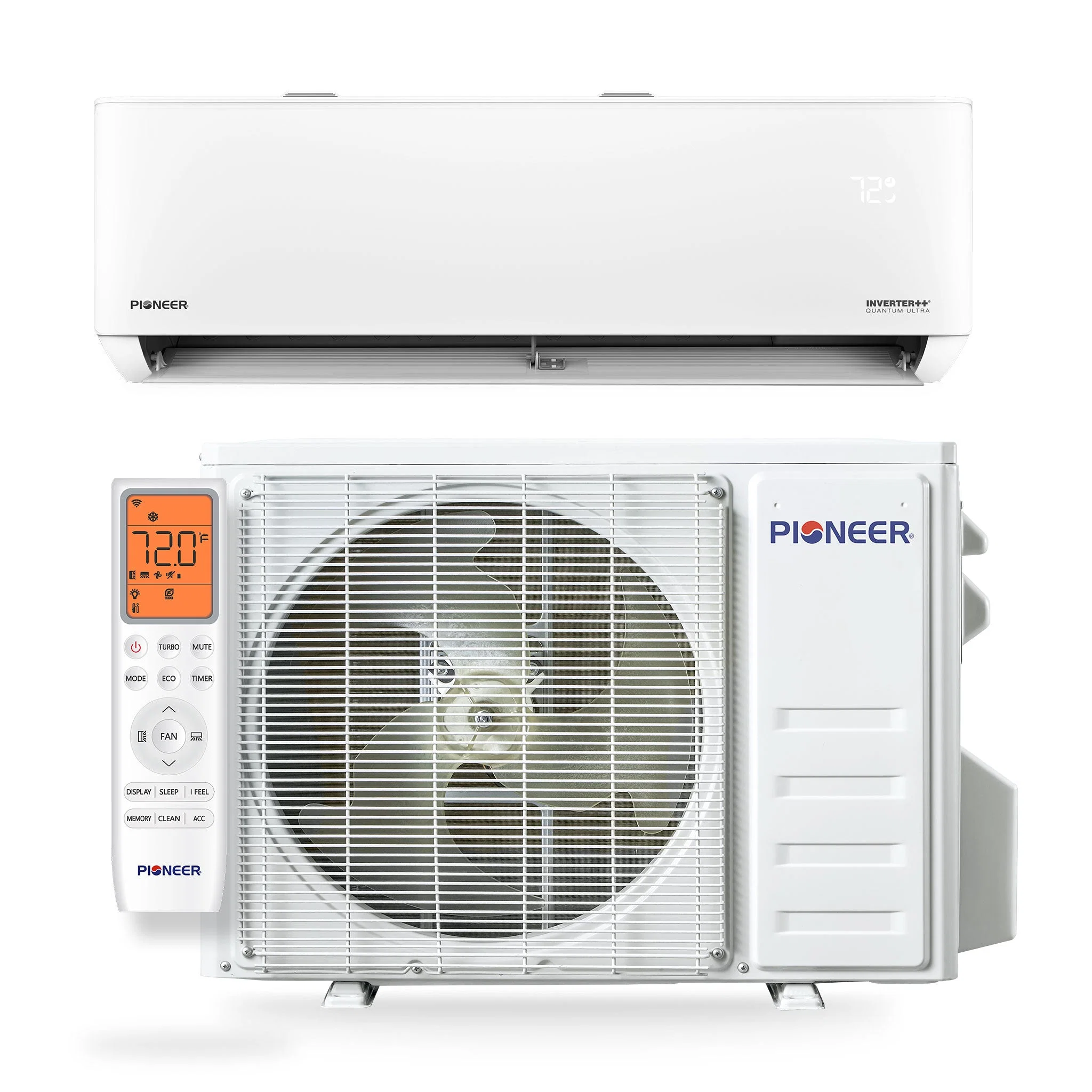 Pioneer® Quantum Ultra™ 9,000 BTU 24 SEER2 115V High-Wall Ductless Energy-Star Mini-Split Air Conditioner Inverter Hyper Heat Pump Full Set (WYT009ALSI24RL) - Image 5