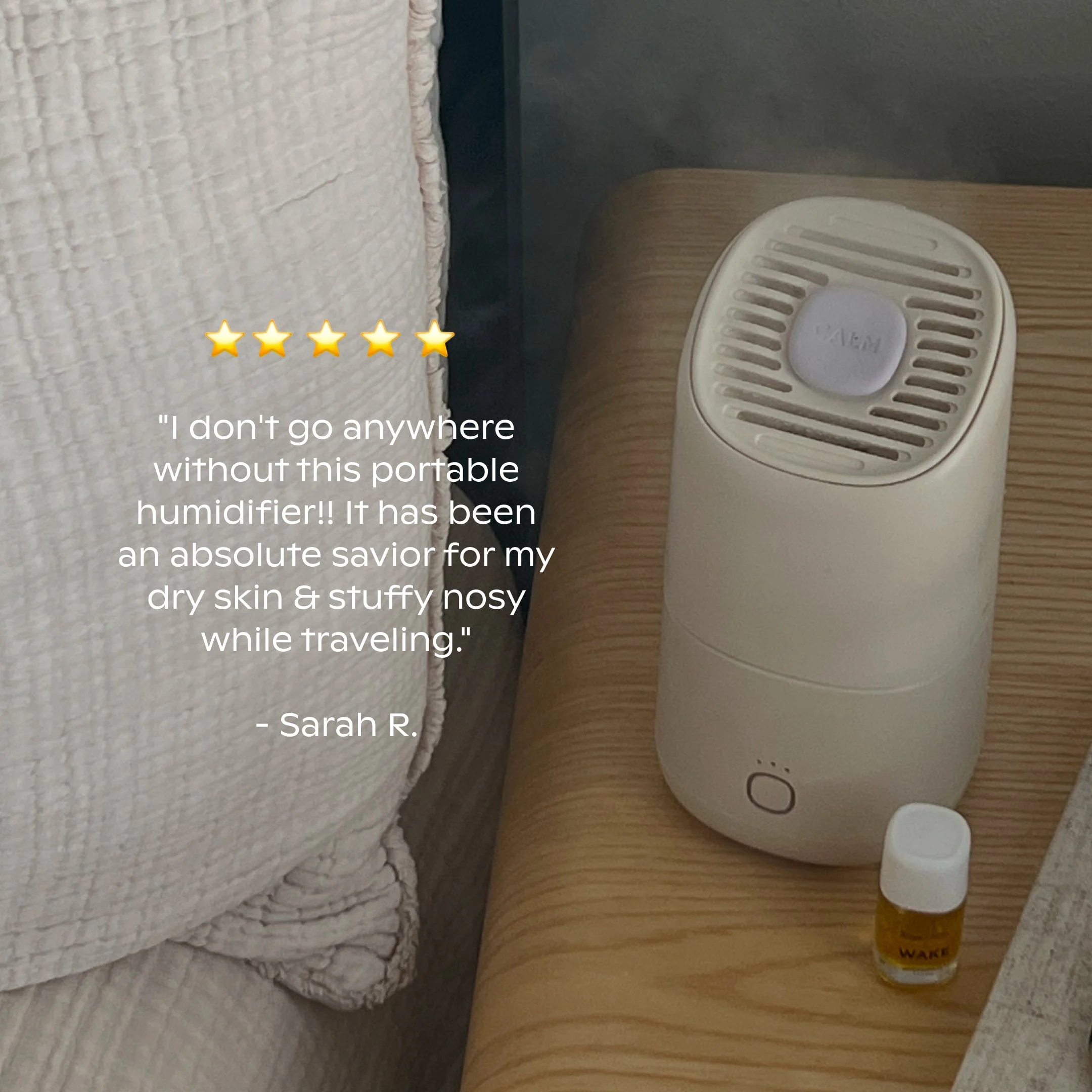 Canopy Portable Humidifier USB-Powered with Aroma Diffuser - Image 12