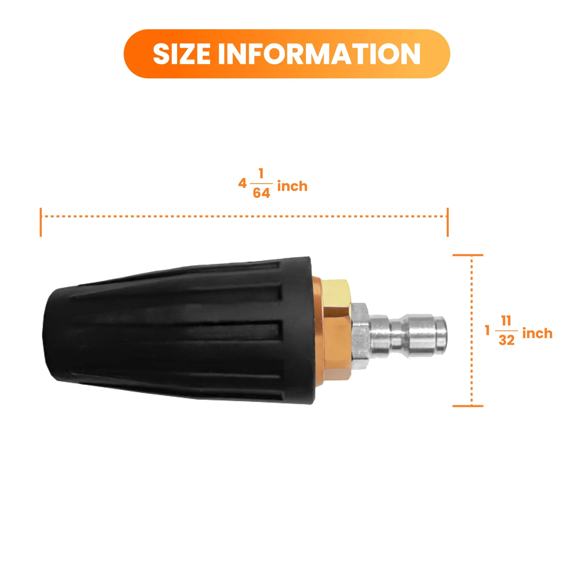 Giraffe Tools Pressure Washer Turbo Nozzle (HP-TURBONOZZLE) - Image 4
