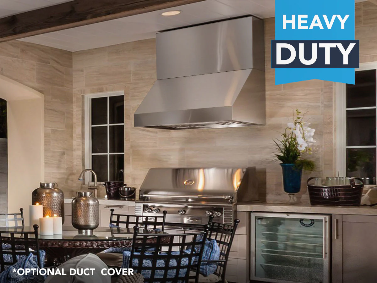 Victory Prestige 48-Inch 2300 CFM Under Cabinet BBQ Range Hood in Stainless Steel (Prestige-48) - Image 3