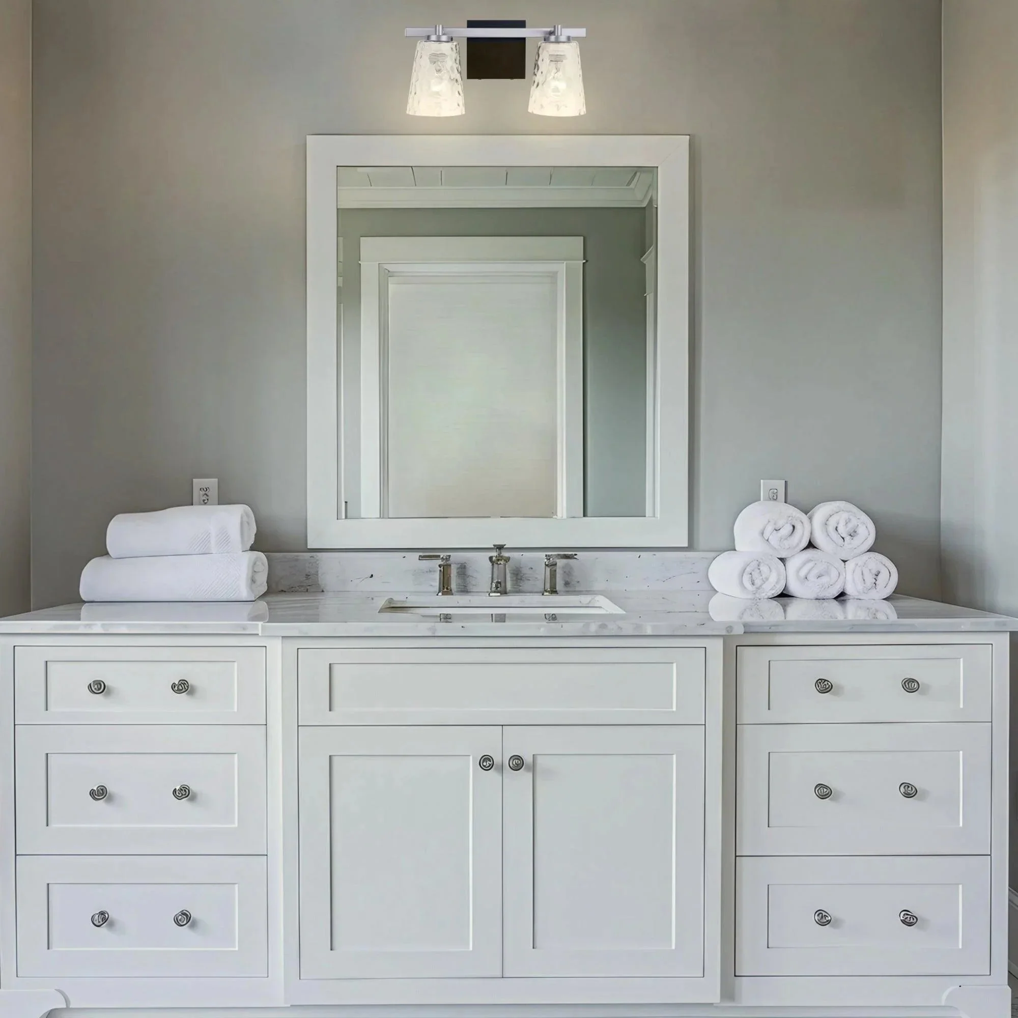 Parrot Uncle Radiance Modern 2-Light Dimmable Vanity Light - Image 4