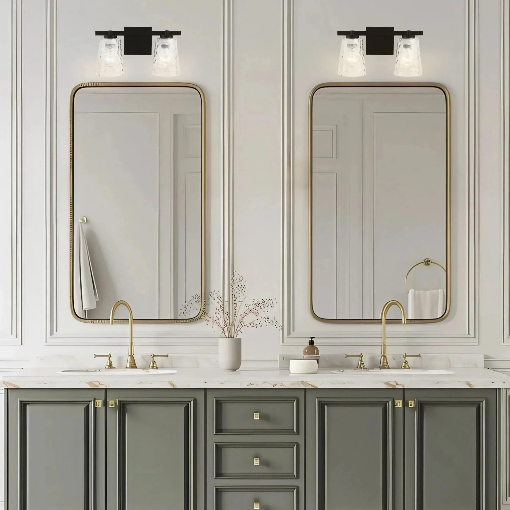 Parrot Uncle Radiance Modern 2-Light Dimmable Vanity Light - Image 5