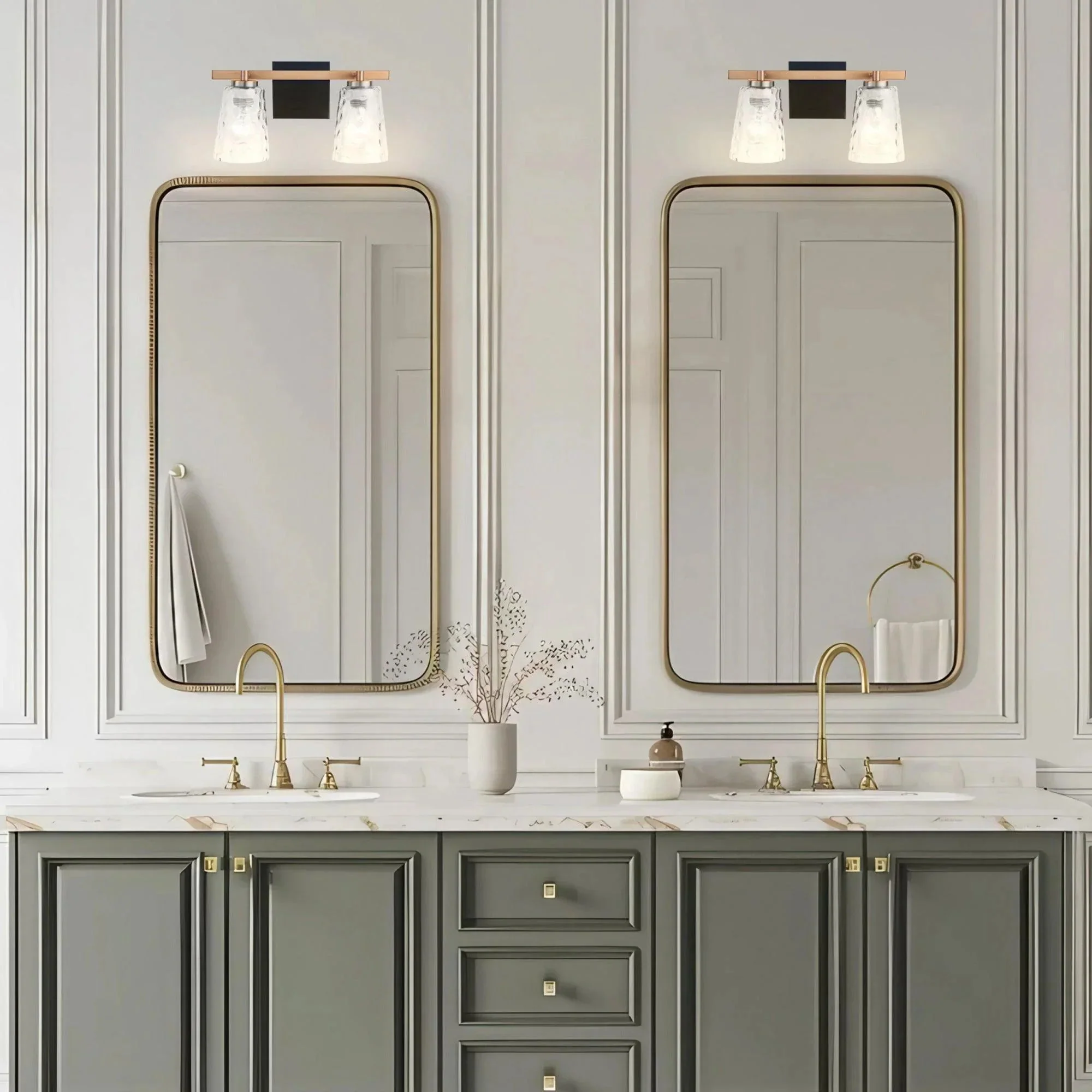 Parrot Uncle Radiance Modern 2-Light Dimmable Vanity Light - Image 7