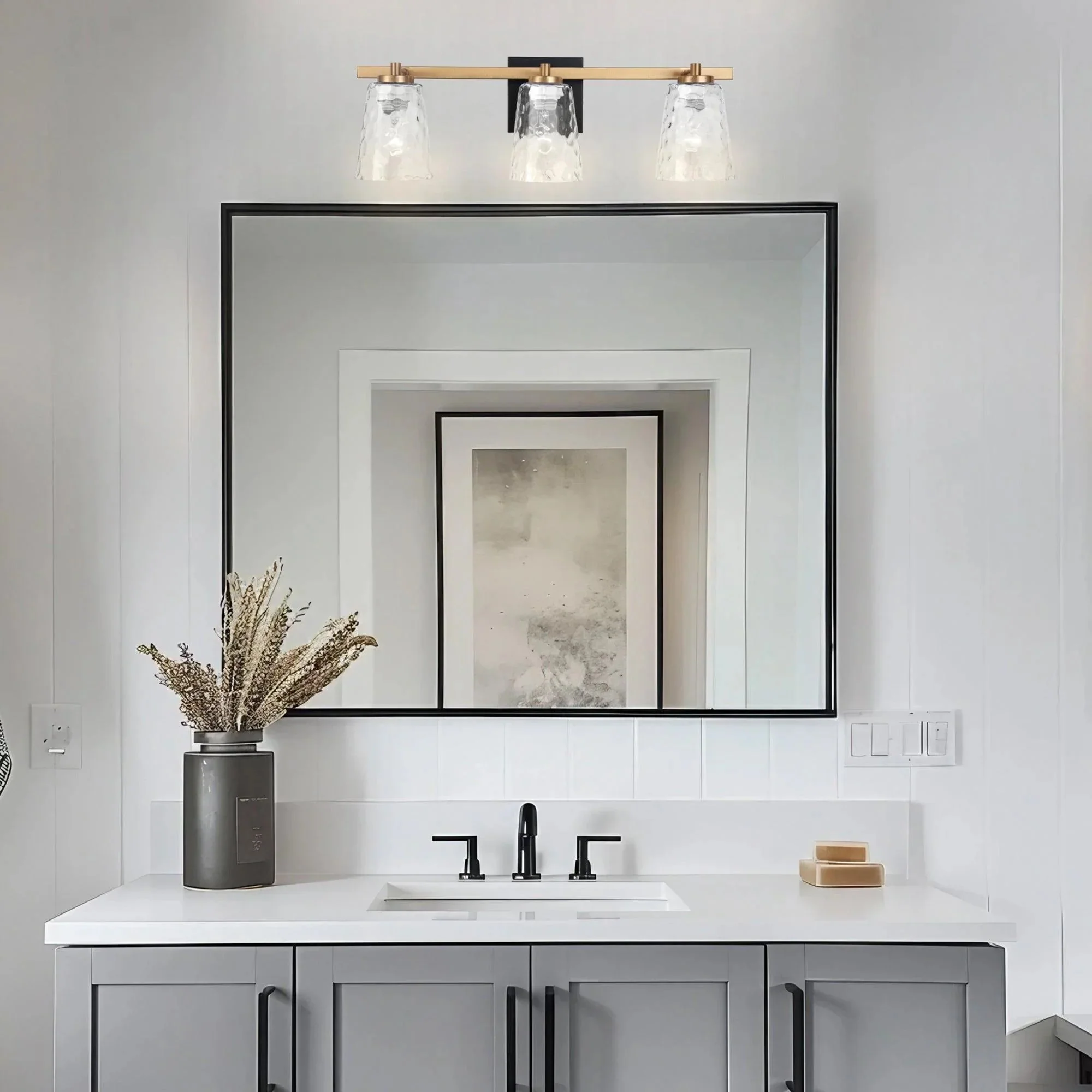 Parrot Uncle Radiance Modern 3-Light Dimmable Vanity Light - Image 10
