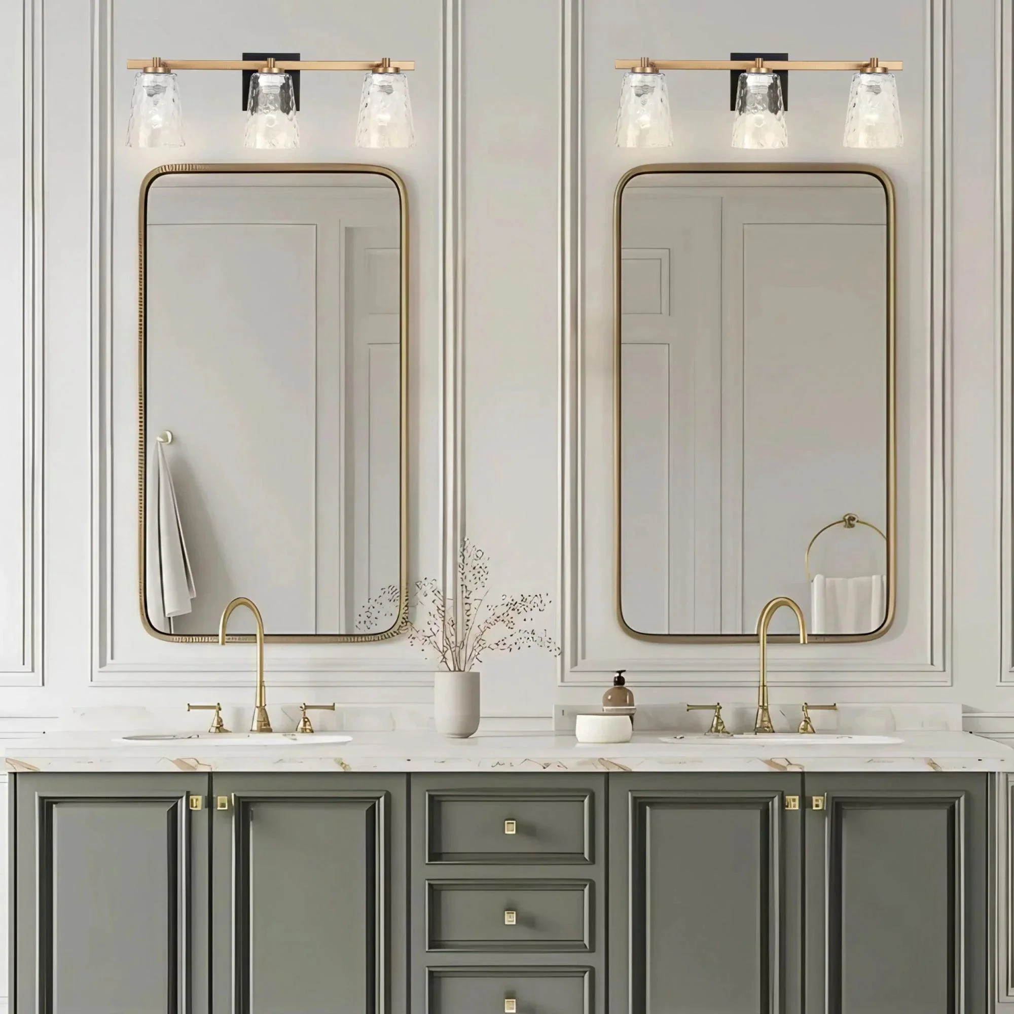 Parrot Uncle Radiance Modern 3-Light Dimmable Vanity Light - Image 11