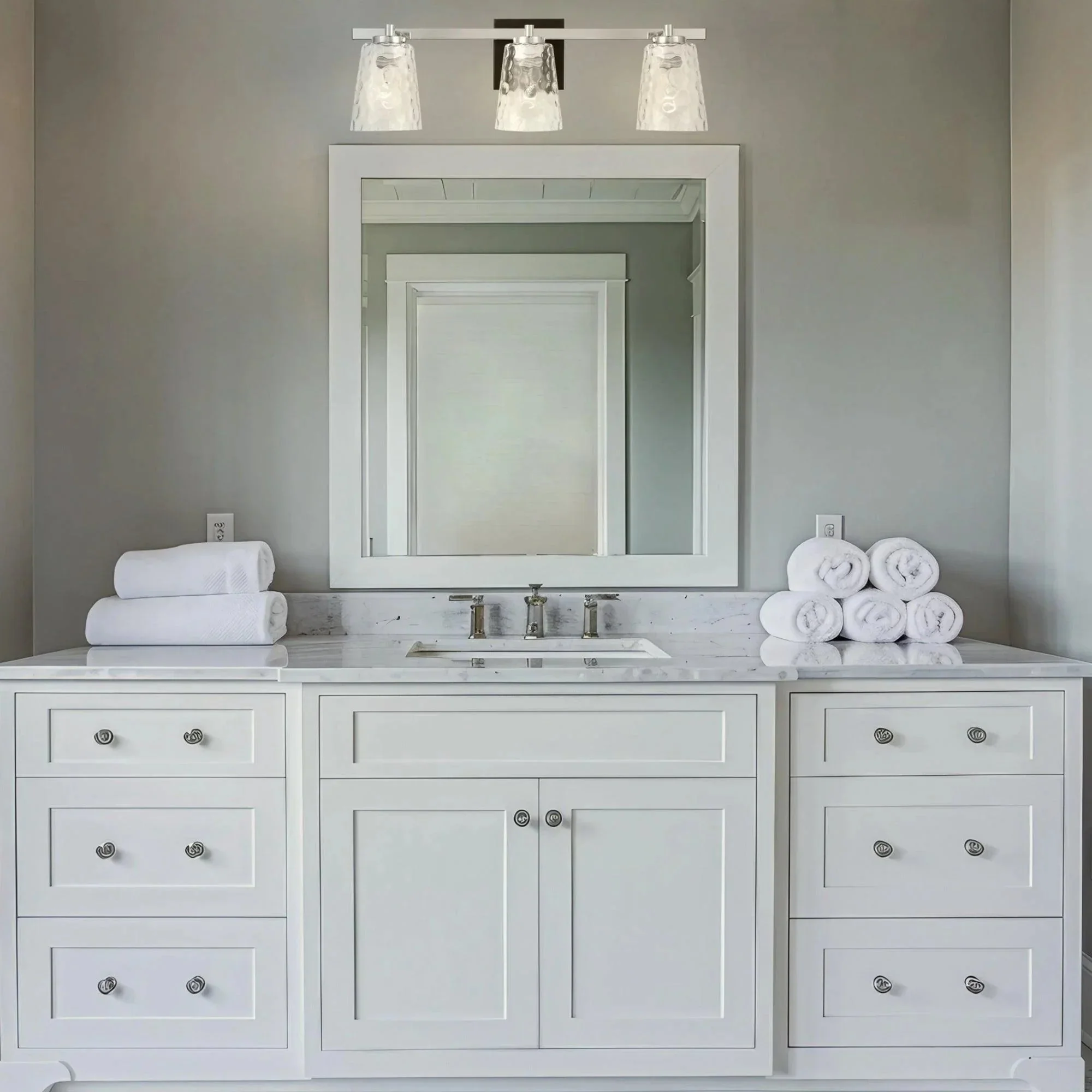 Parrot Uncle Radiance Modern 3-Light Dimmable Vanity Light - Image 4