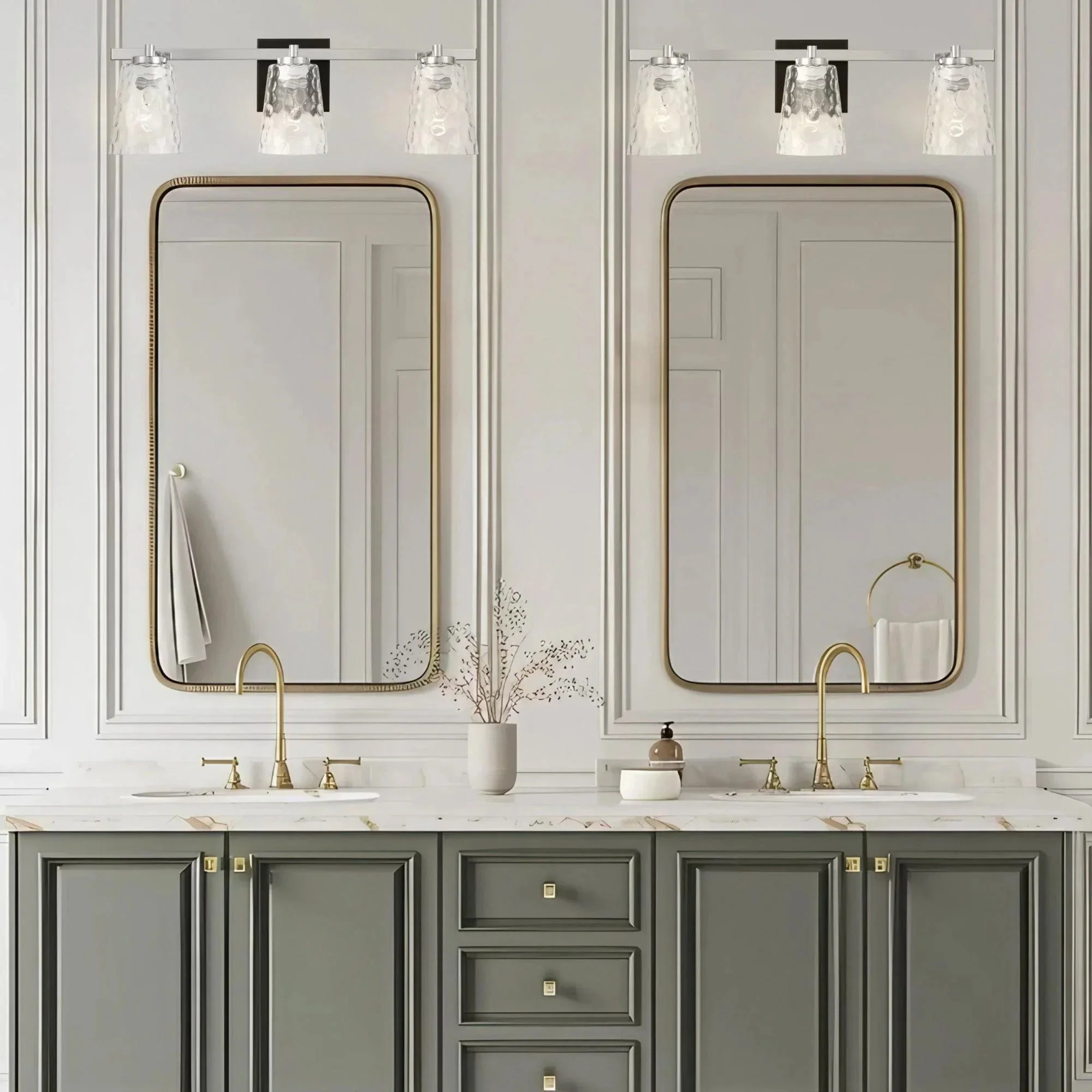 Parrot Uncle Radiance Modern 3-Light Dimmable Vanity Light - Image 6