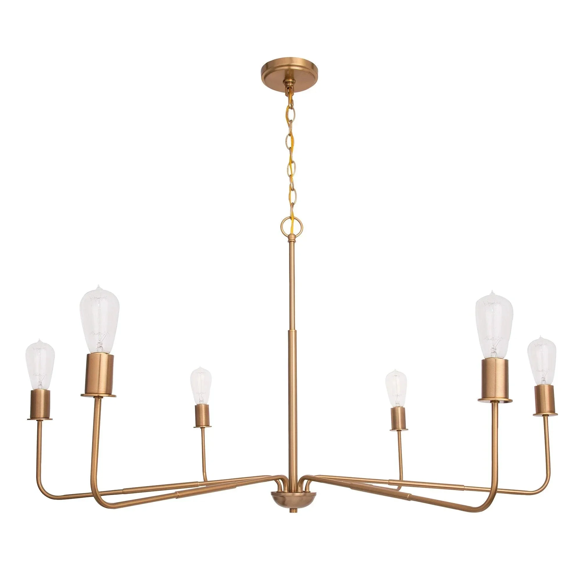 Parrot Uncle Radiant 6-Light Industrial Traditional Dimmable Chandelier - Image 13