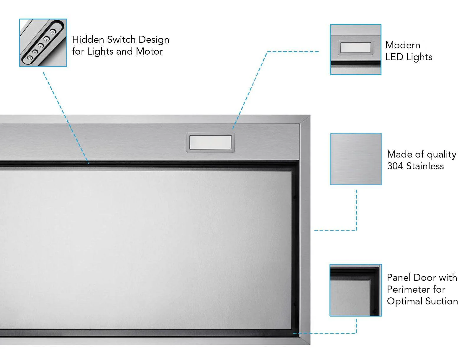 Victory X2 30-Inch 700 CFM Insert Range Hood in Stainless Steel (X2-30) - Image 3