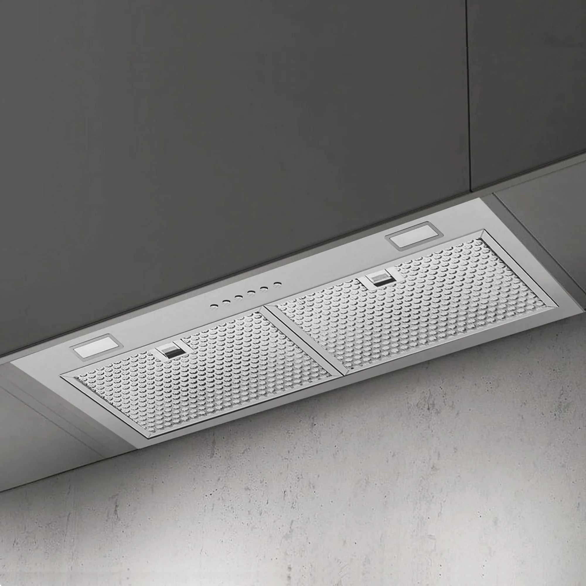 Victory 27-Inch 600 CFM Insert Range Hood with 4-Speed Push Button in Stainless Steel, Bright LED Lights, Auto-Shutoff Timer (Q1-27) - Image 3