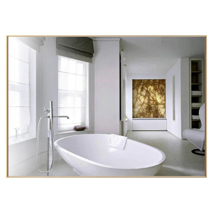 Parrot Uncle Reflections Sleek Modern Black Aluminum Framed Wall Mirror - Image 31