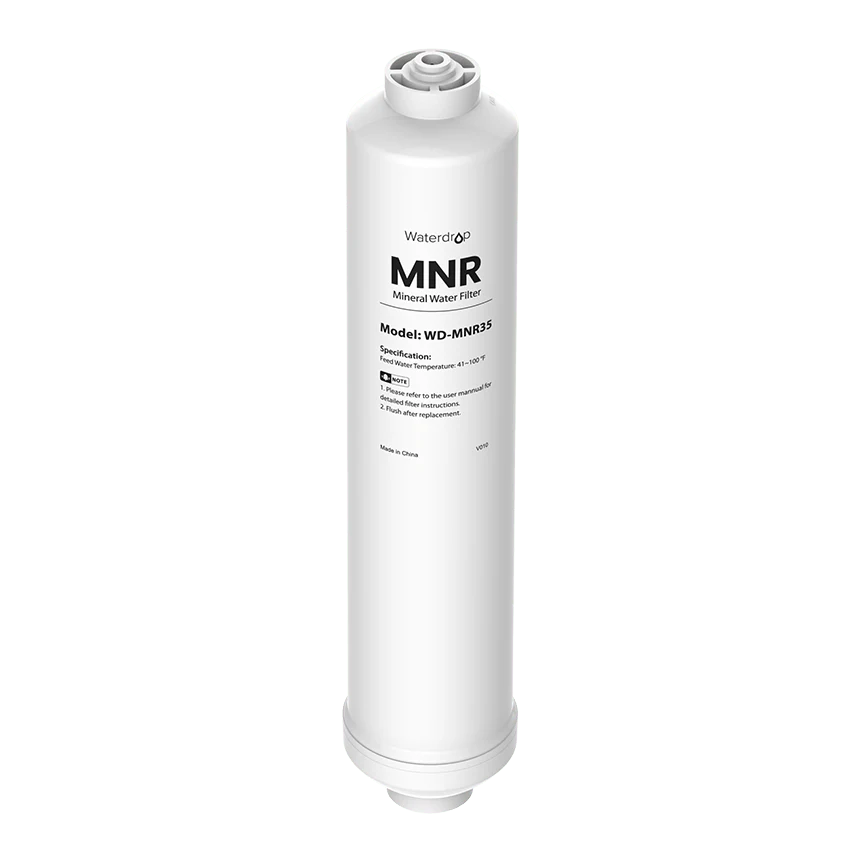 Waterdrop Remineralization Filter 1/4" Quick Connect Mineral Filter for Reverse Osmosis System with WD-ALK16, Alkaline Water Filter 9.5 pH Mineralization (WD-MNR35) - Image 9
