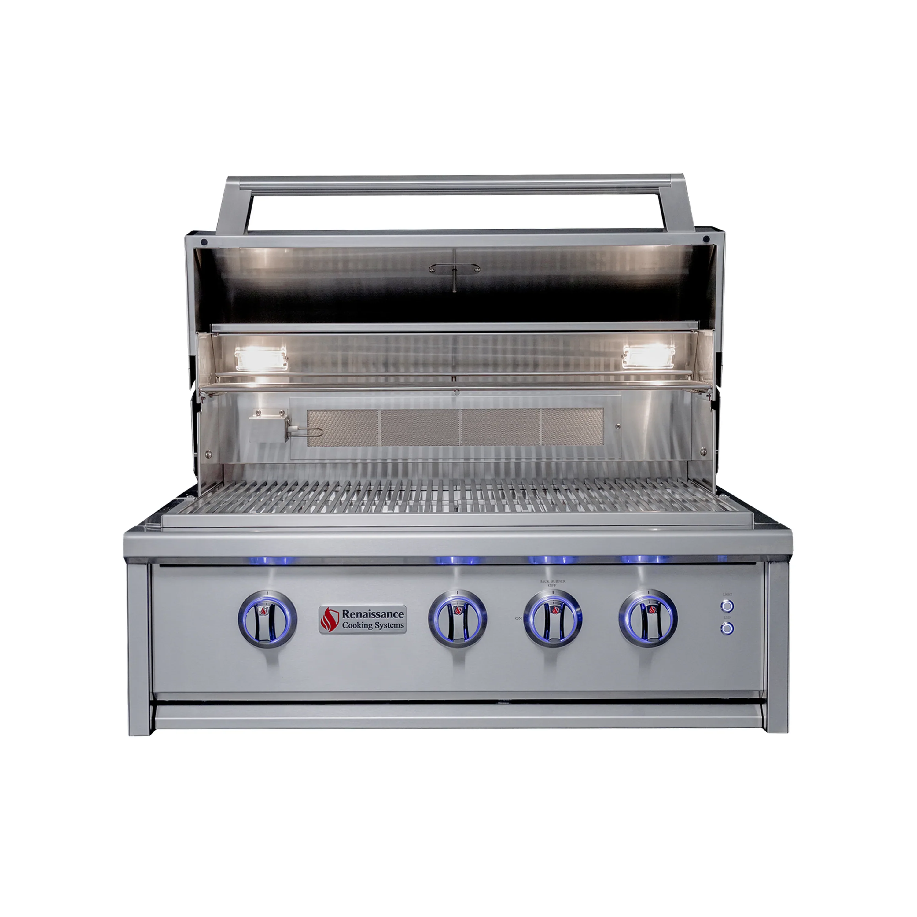 Renaissance Cutlass Elite 30-Inch Propane Gas Grill w/ Rear Burner & Color Changing LEDs (CEG30 LP) - Image 3